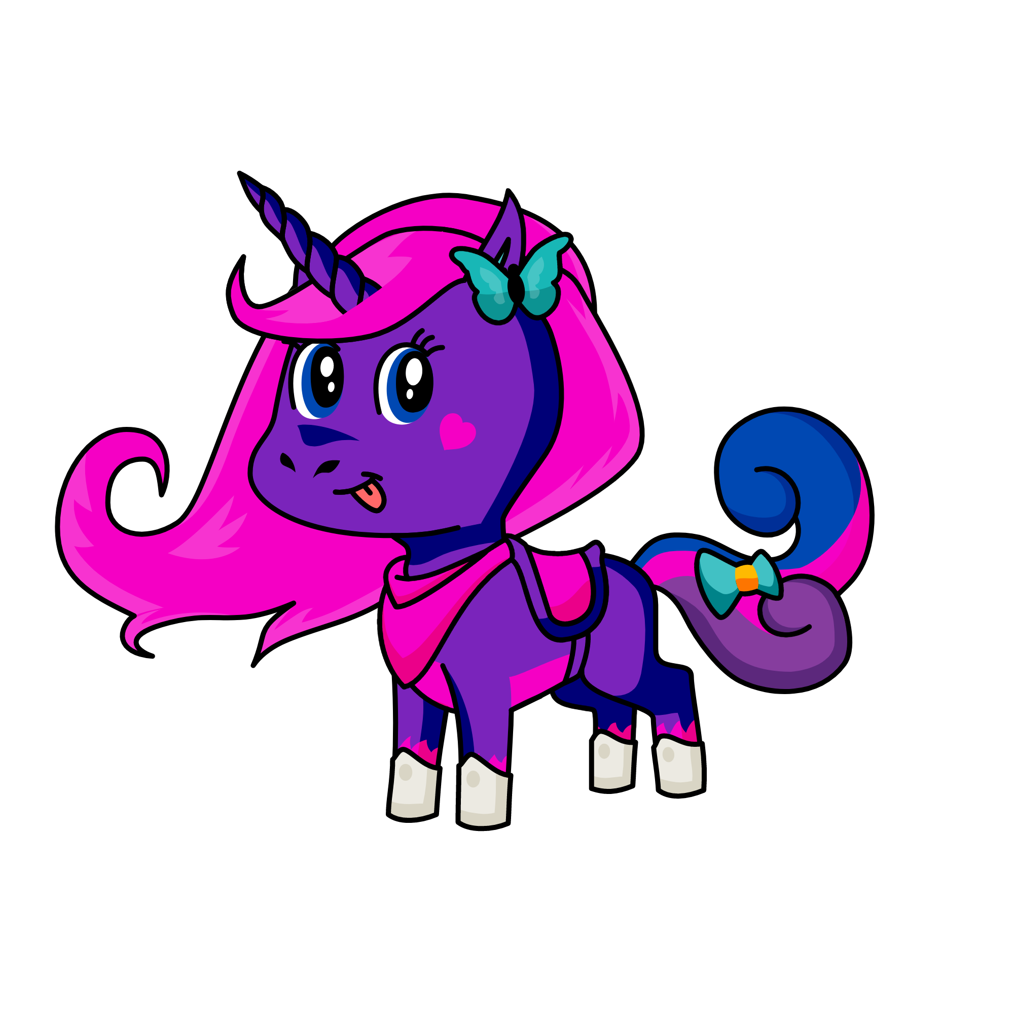 Purl, the unicorn