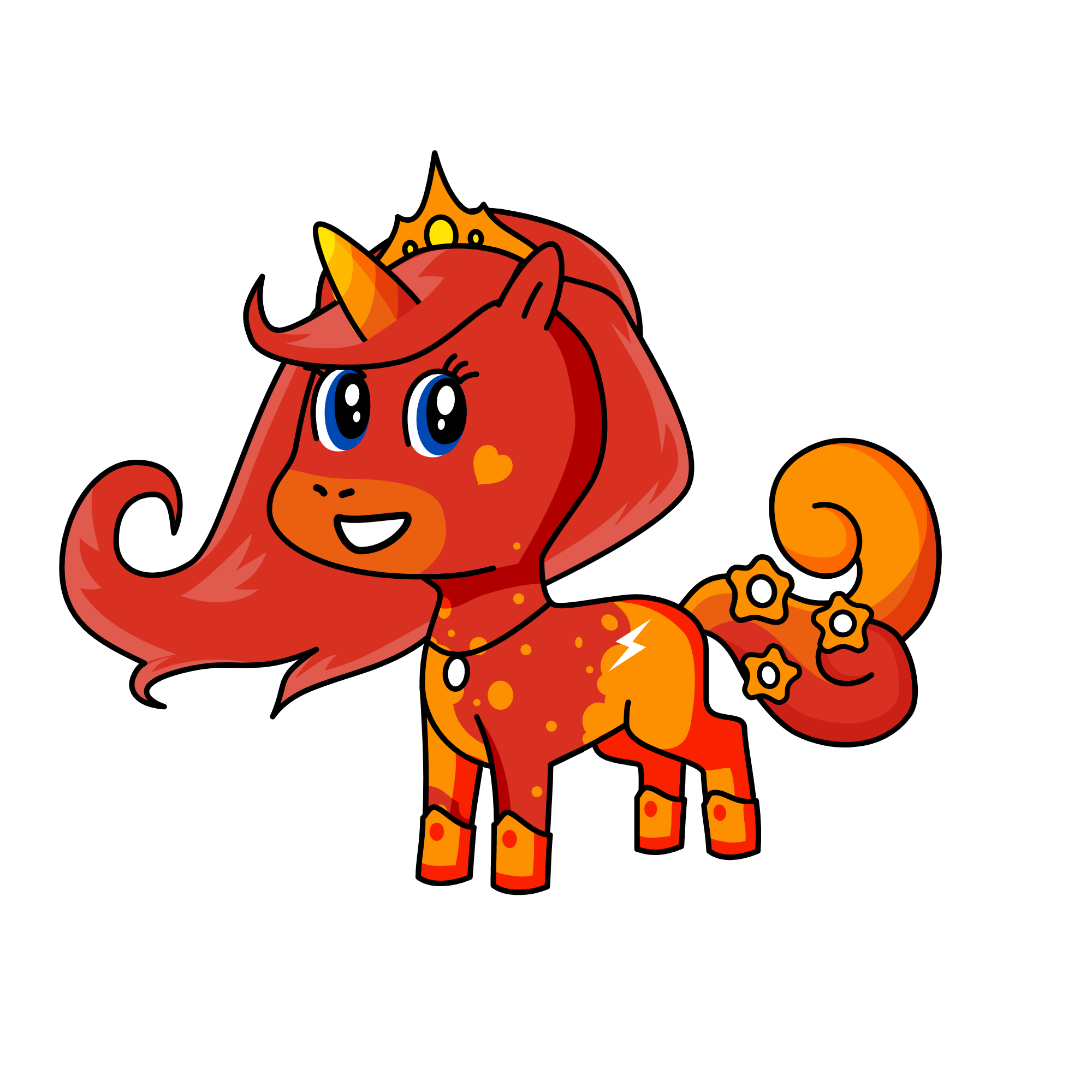 sky fire (deep waters sister), the unicorn