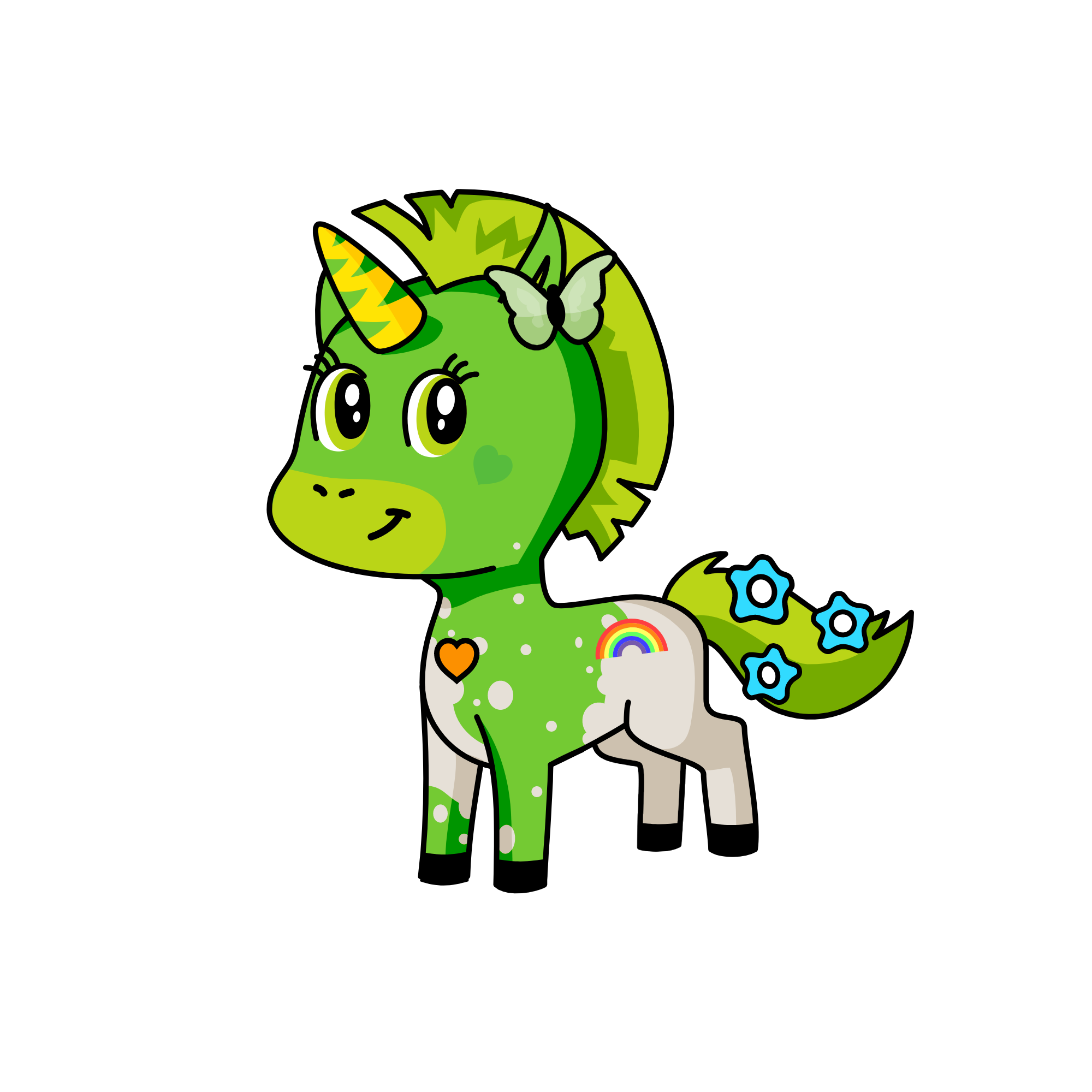 Greenbell, the unicorn