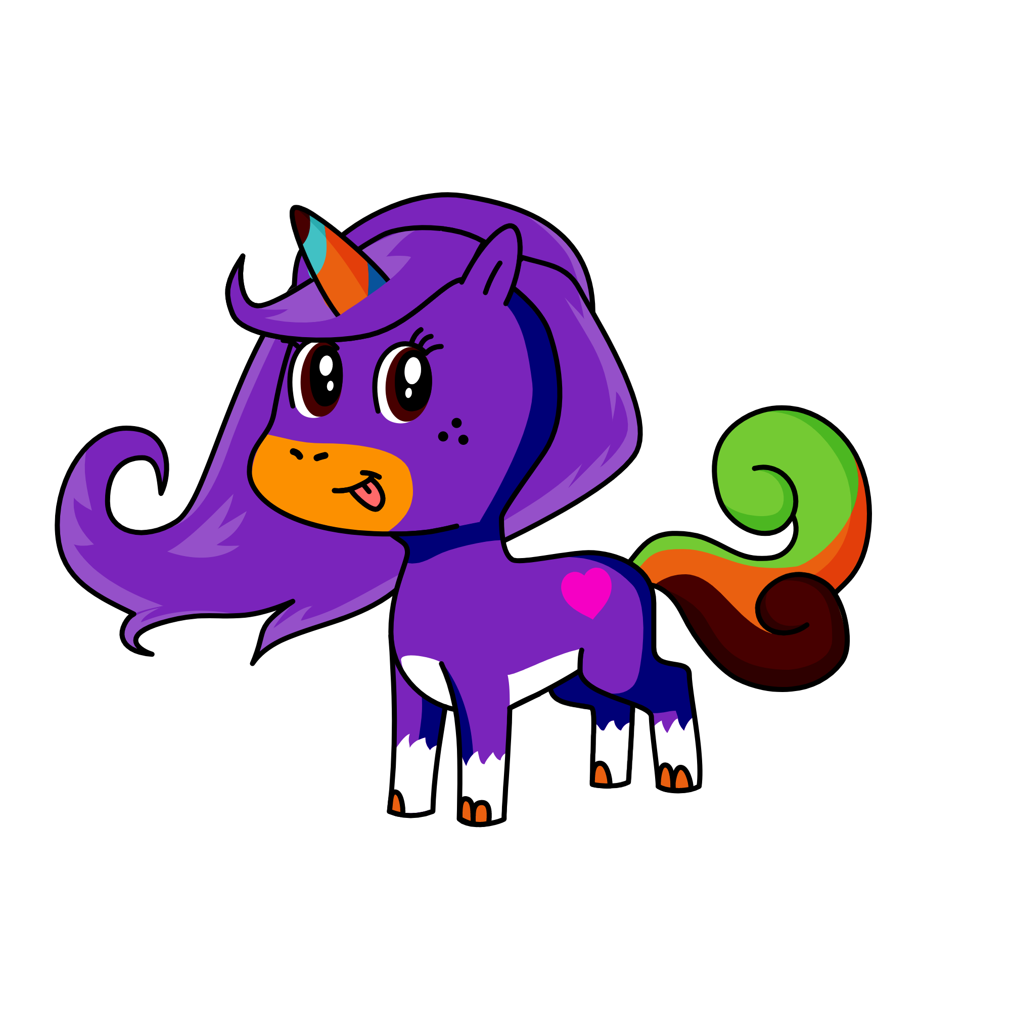 El daddy will Daddy, the unicorn