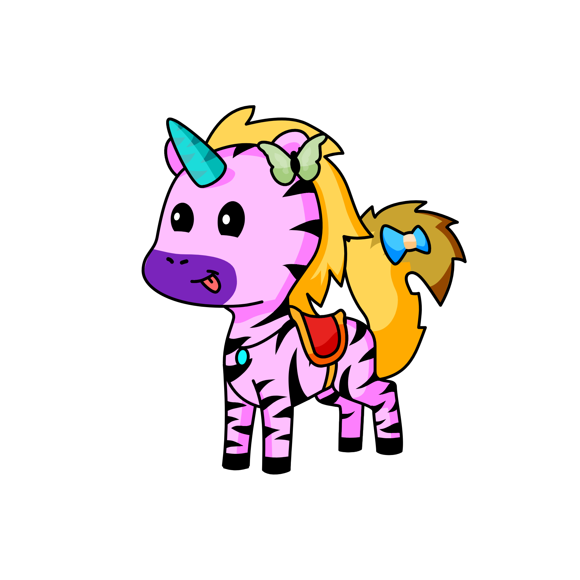 Zebra Unicorn, the unicorn