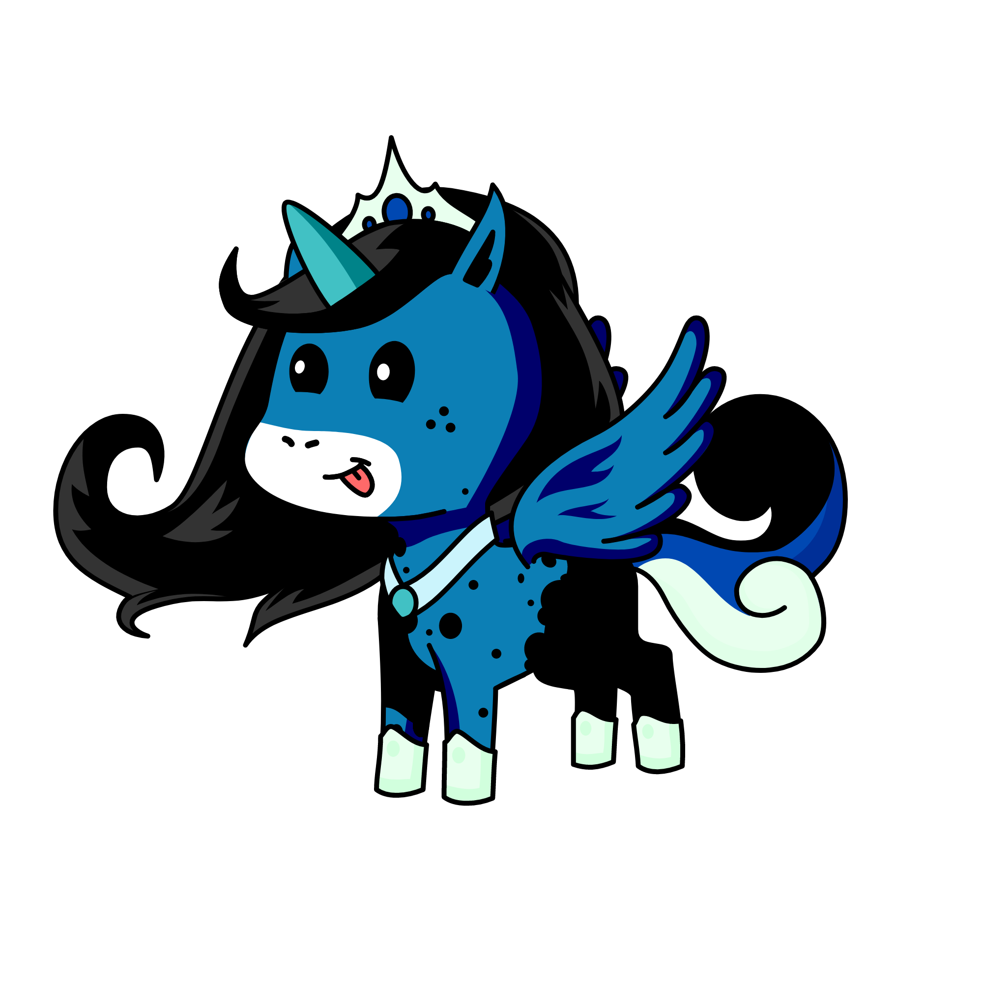 Princess Lunaria, the unicorn