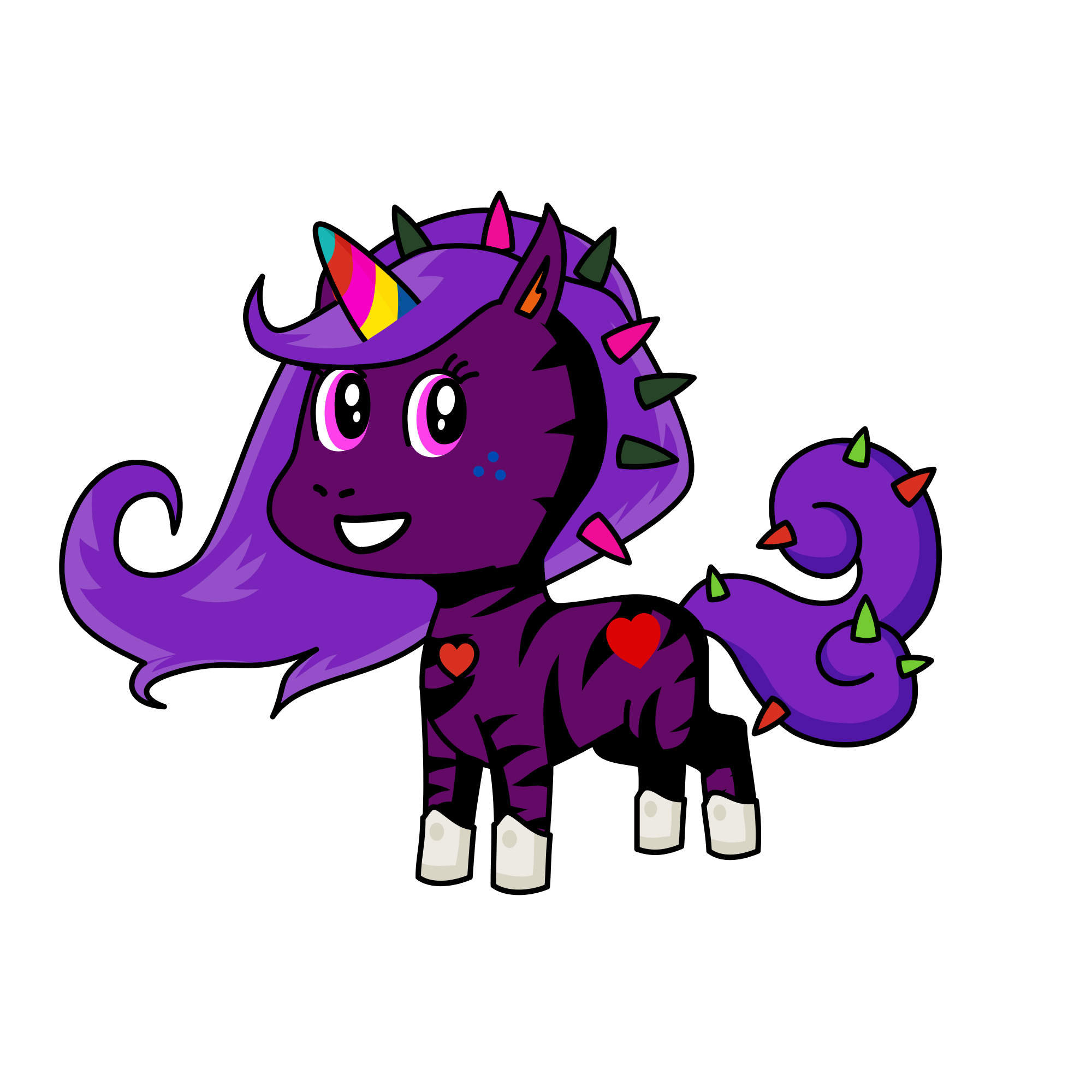 Glitter , the unicorn