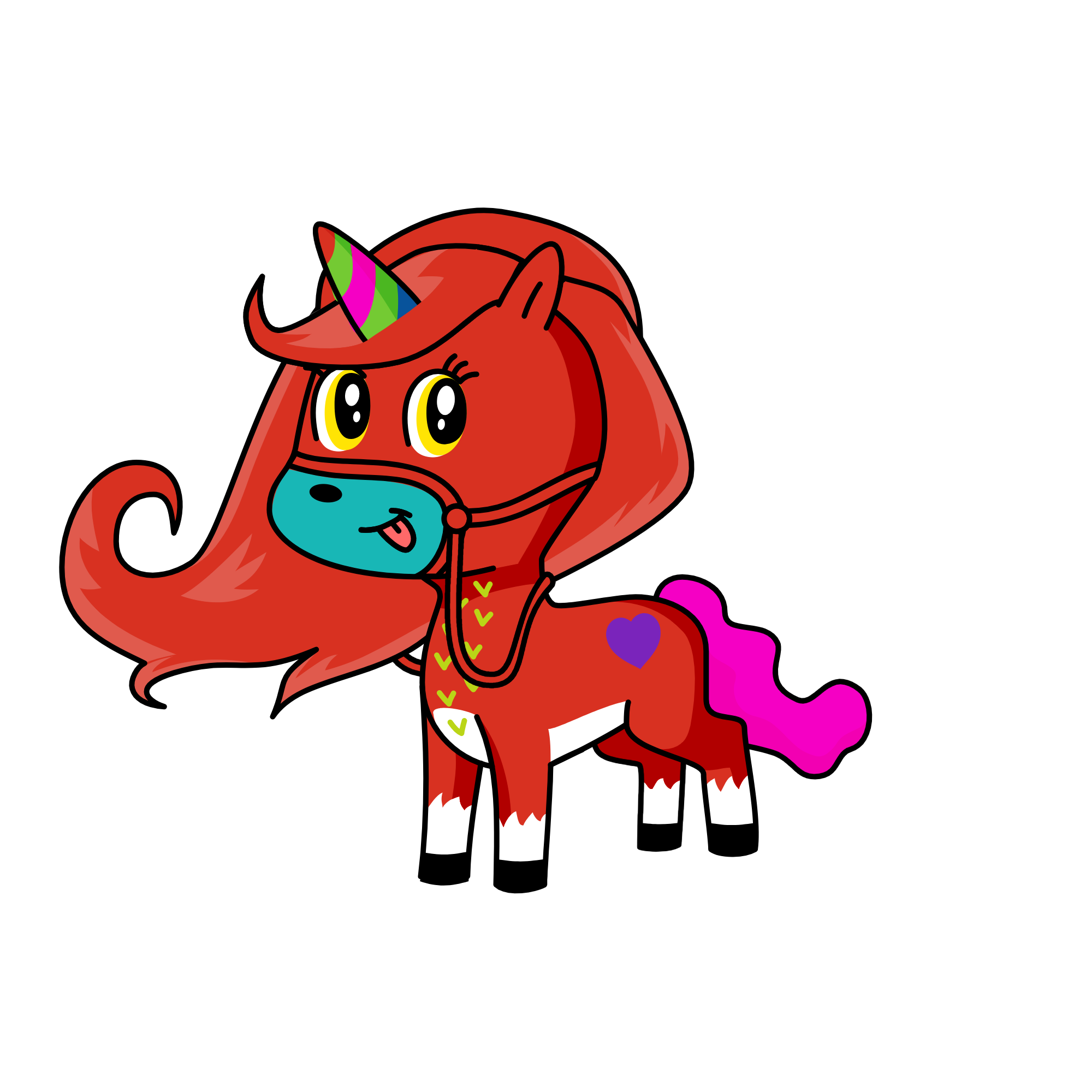Hoeh, the unicorn