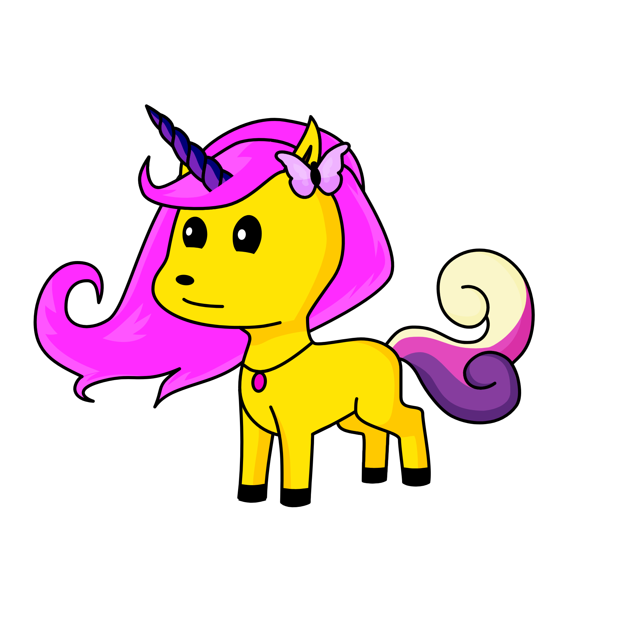 pink queen, the unicorn