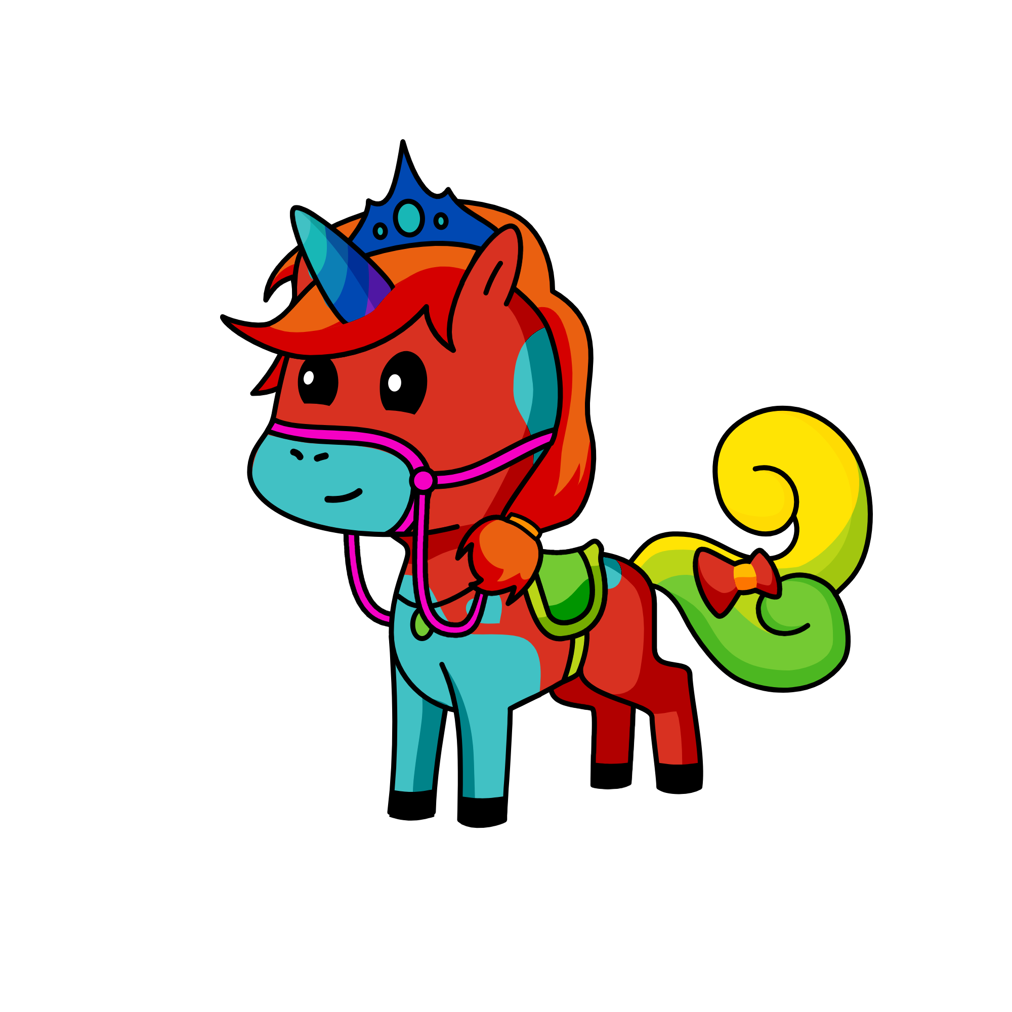 Rainbow Ride, the unicorn