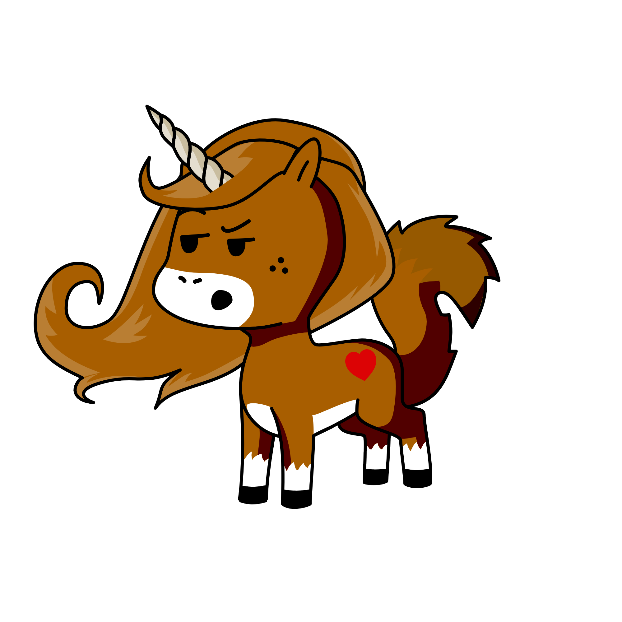 Squirrel, the unicorn