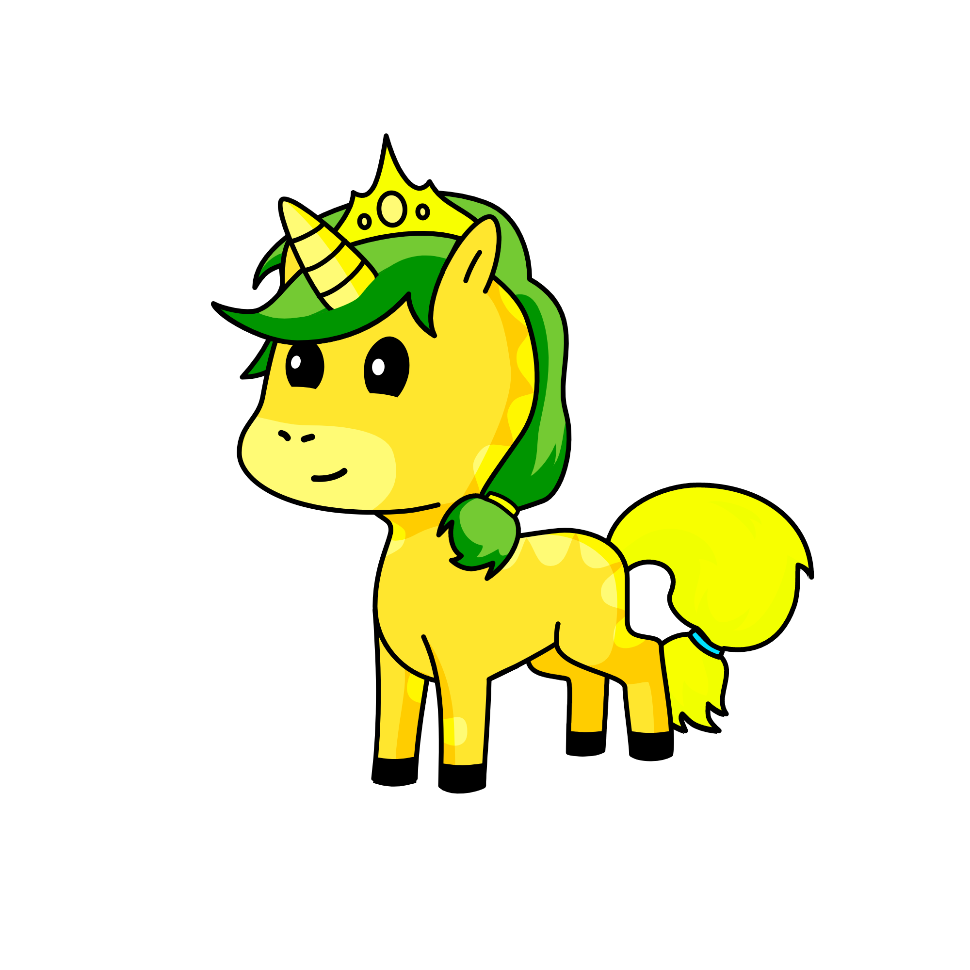 Princess Sunshine, the unicorn