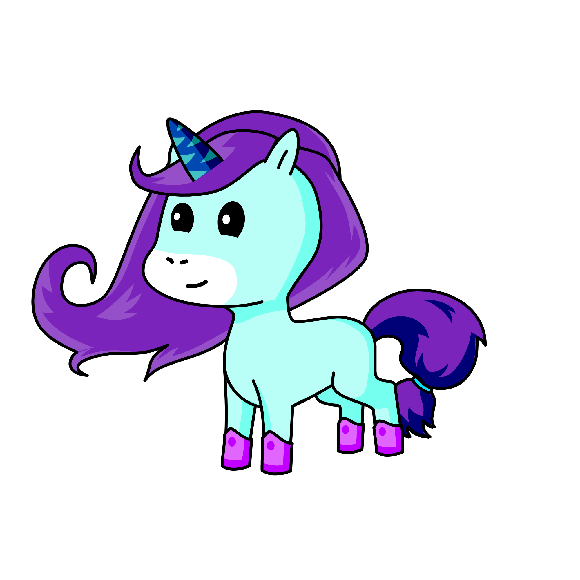 Snow, the unicorn