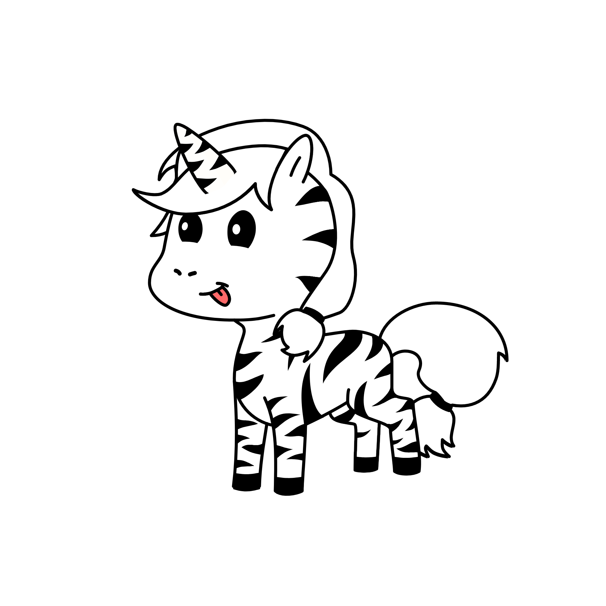Zebracorn, the unicorn