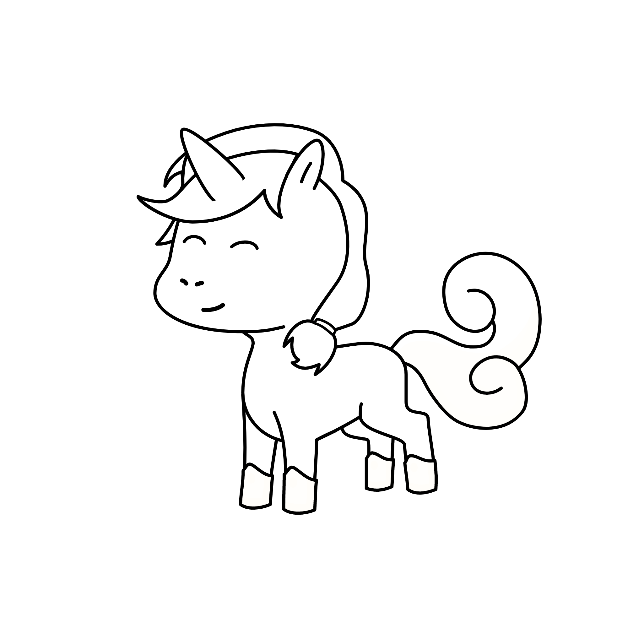 Snow White, the unicorn