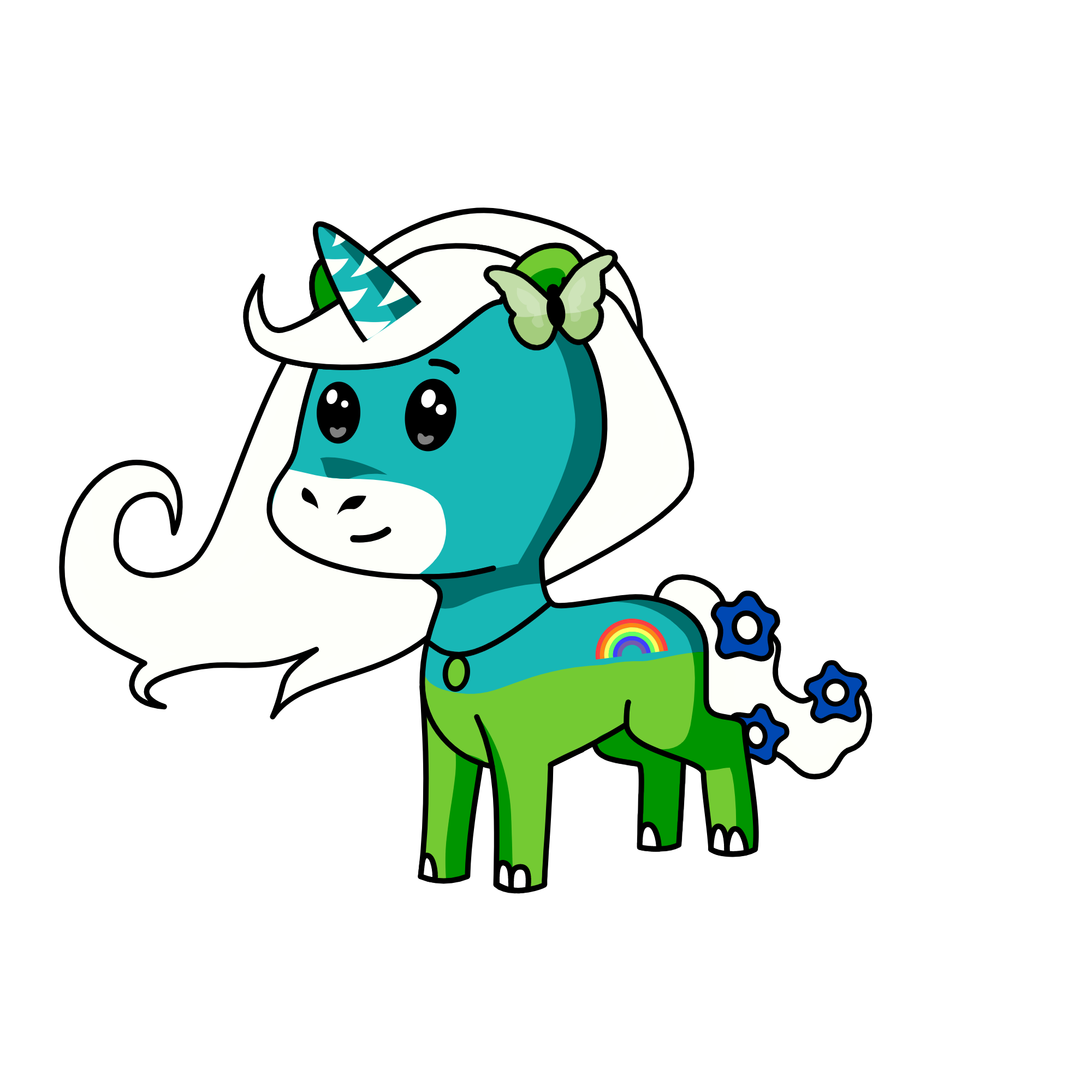 Fly, the unicorn
