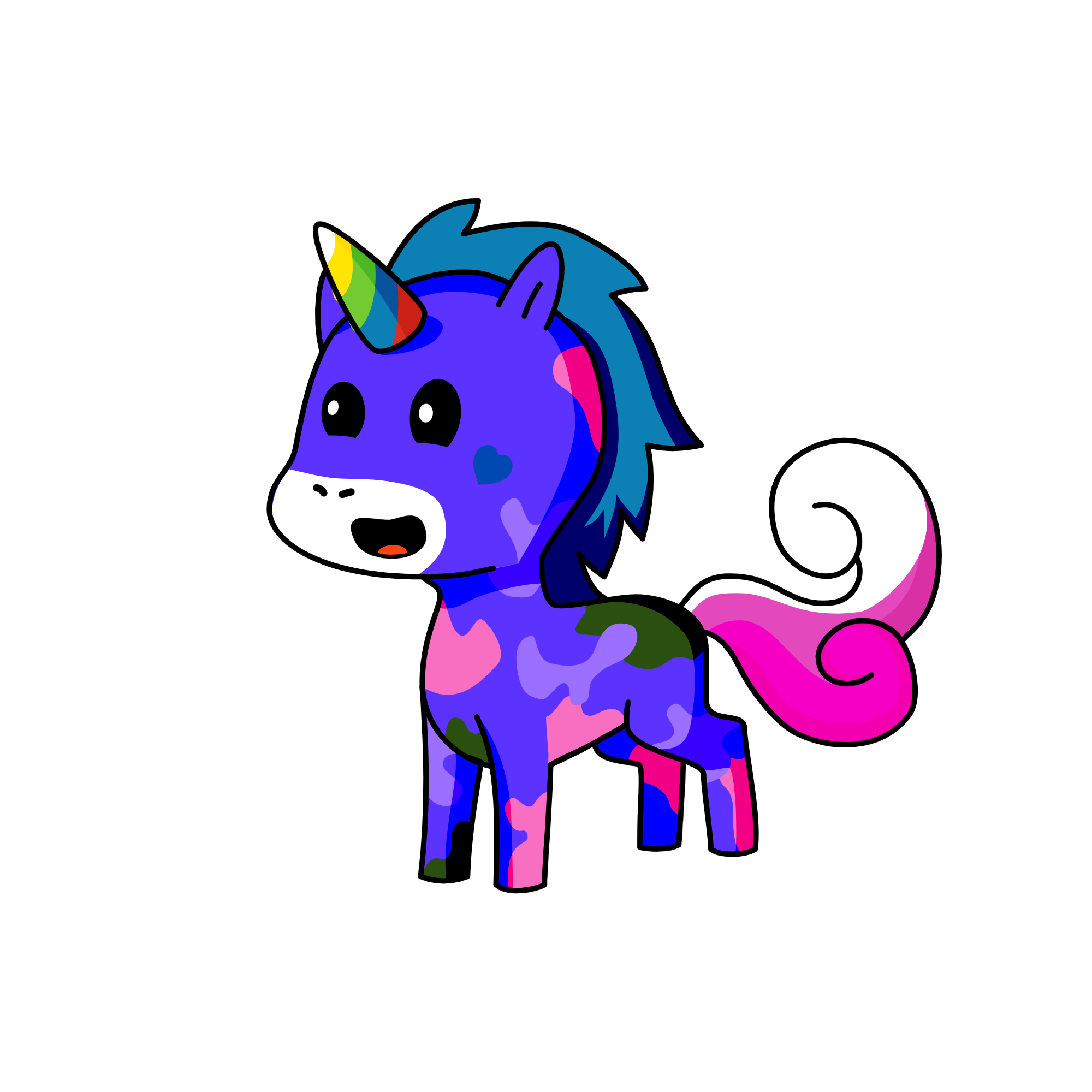 Cupcake, the unicorn