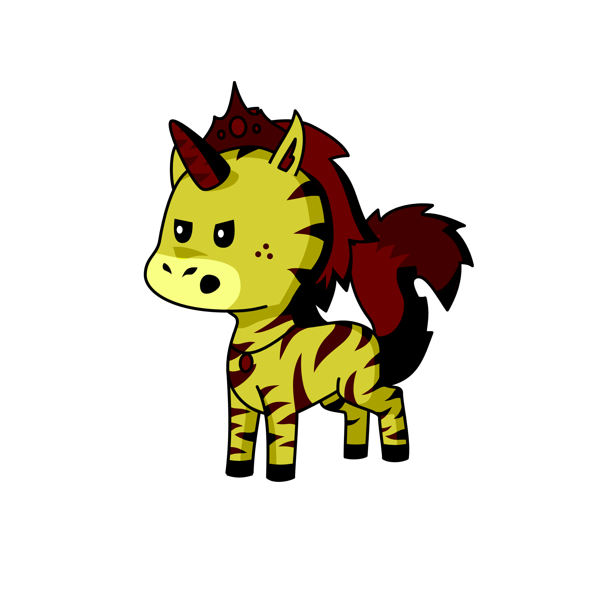 Dark, the unicorn