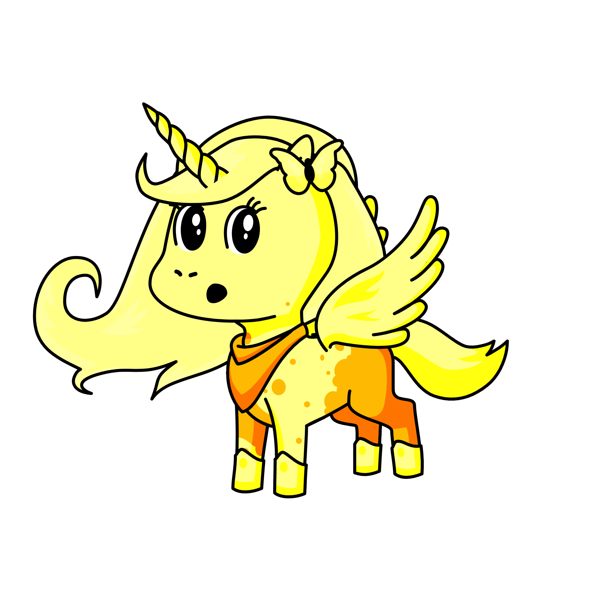 banana, the unicorn