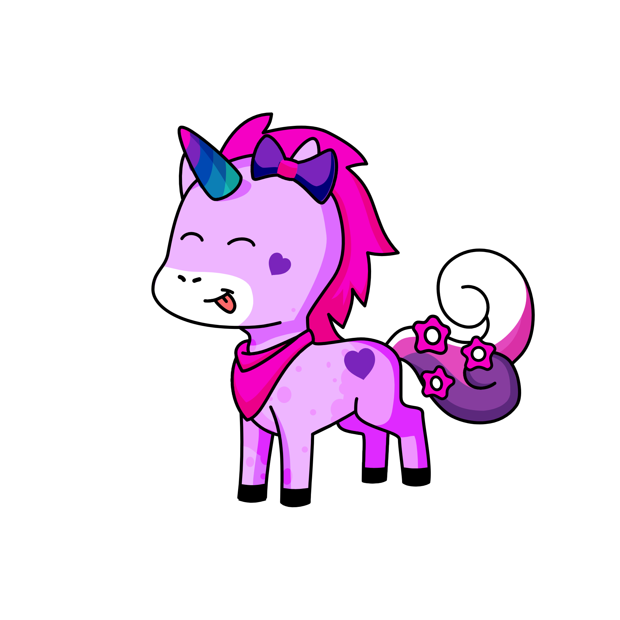 :), the unicorn