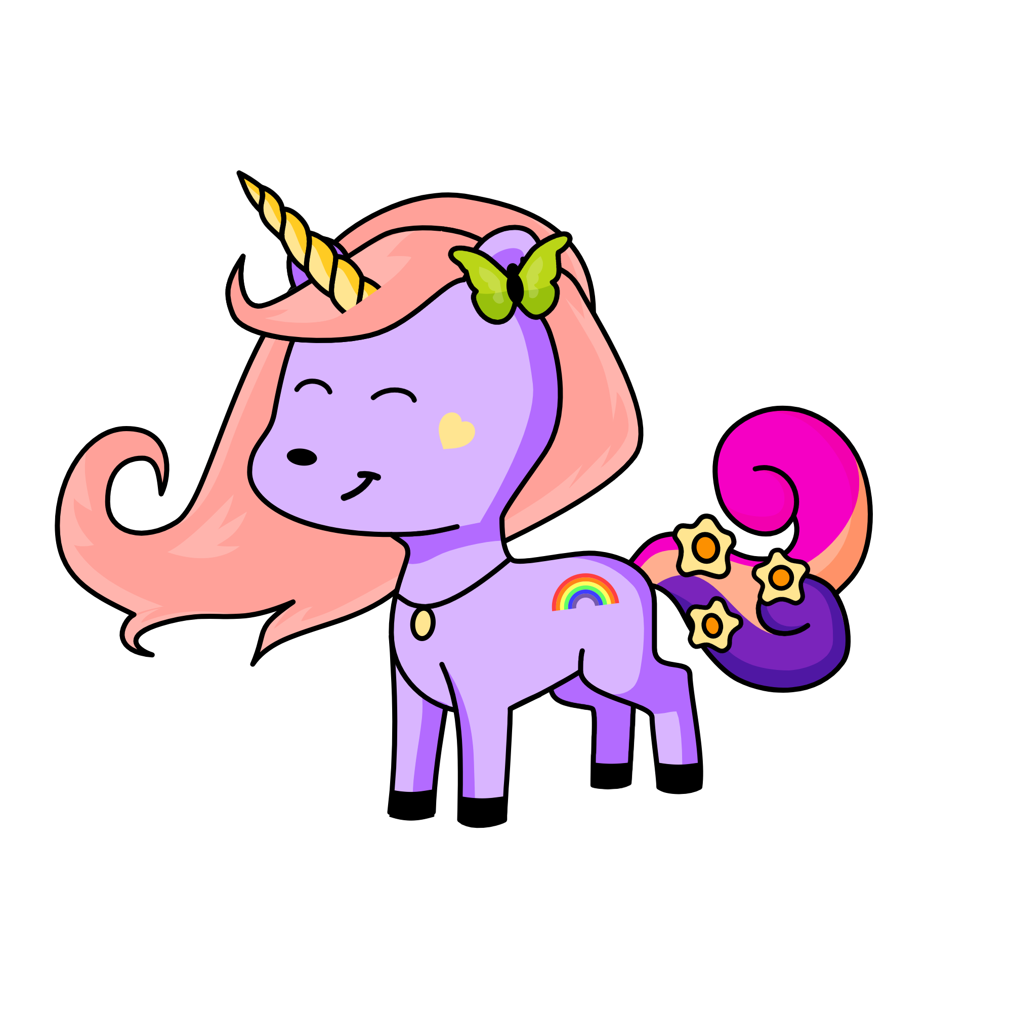 Cutiecorn, the unicorn
