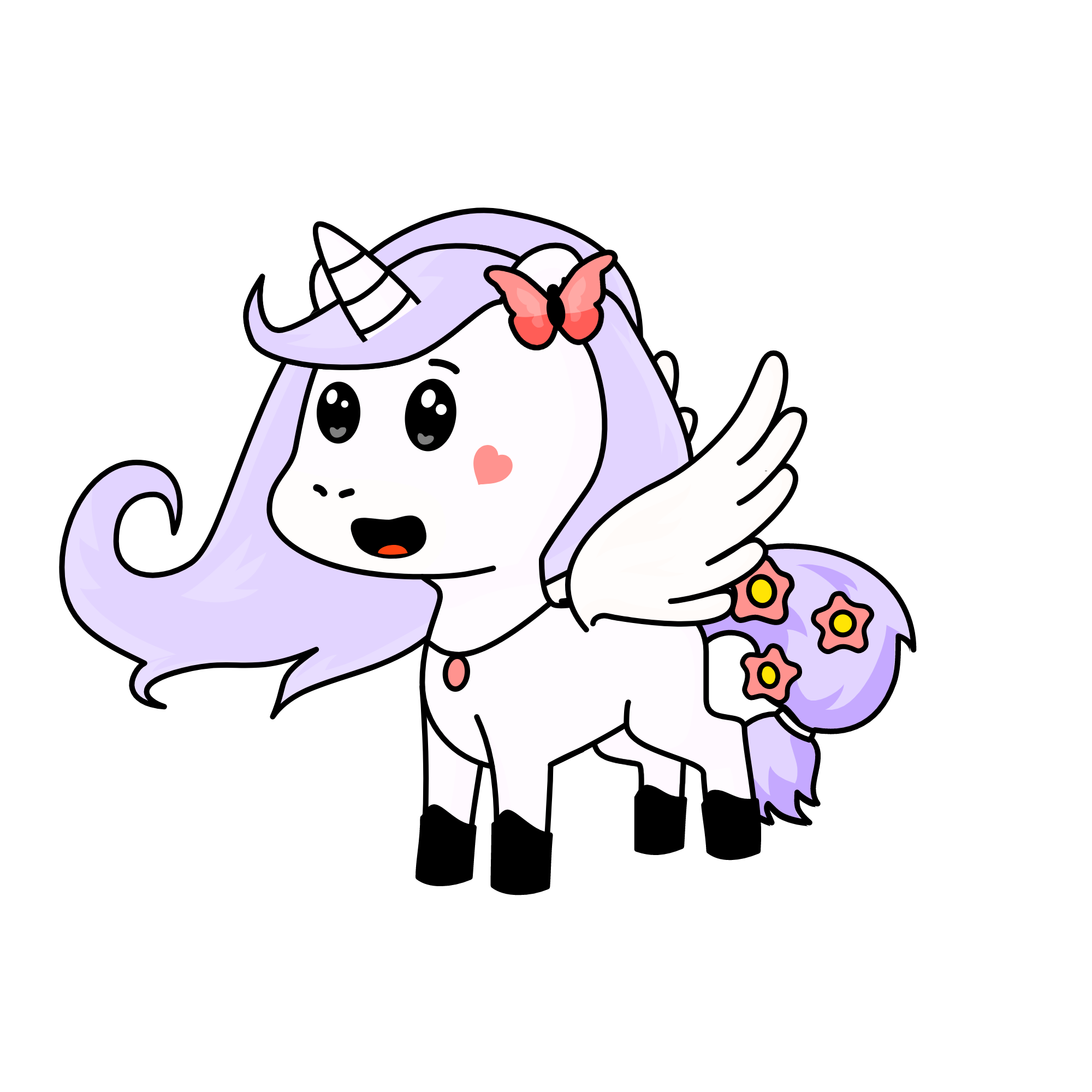 Blossom Cake, the unicorn