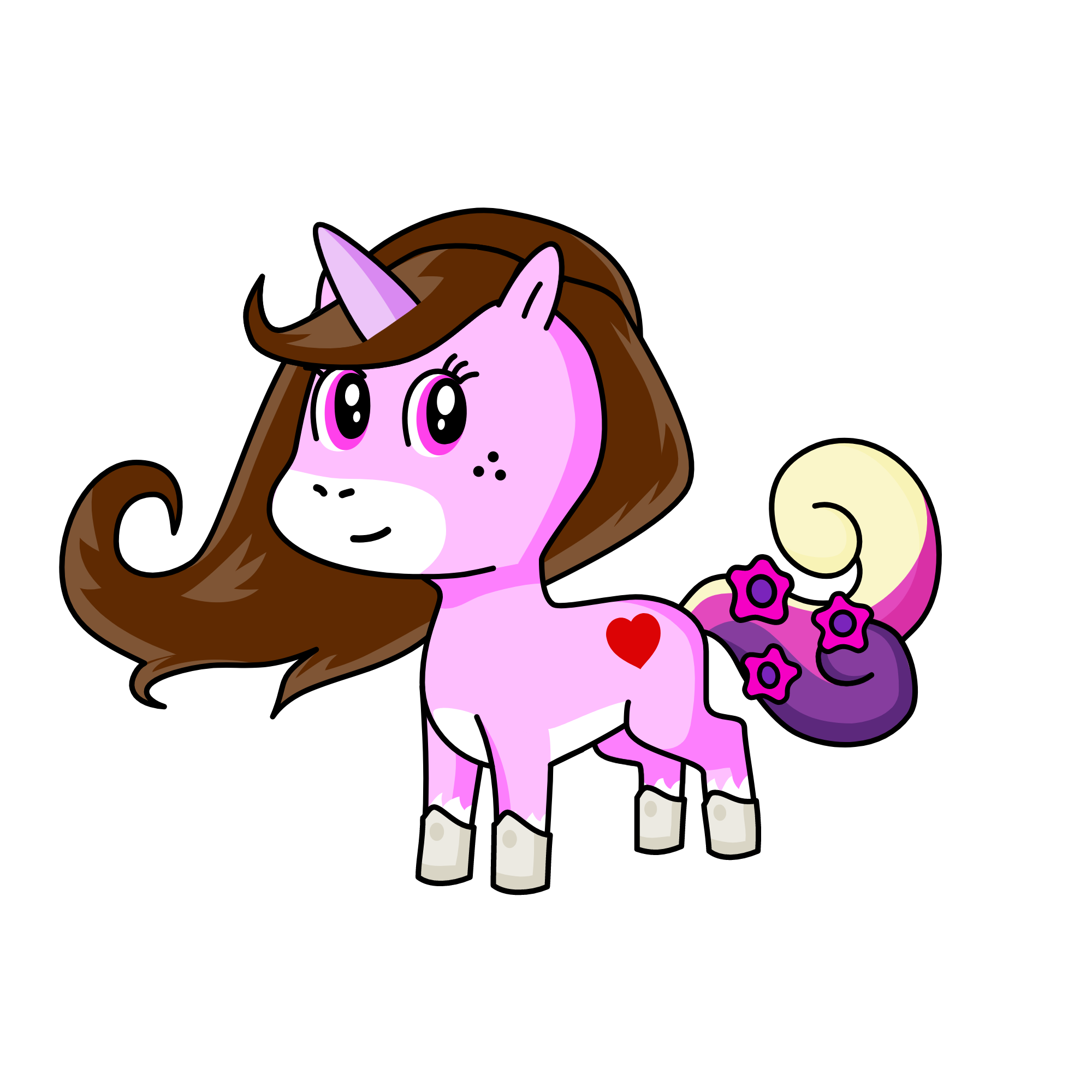 RAINBOW, the unicorn