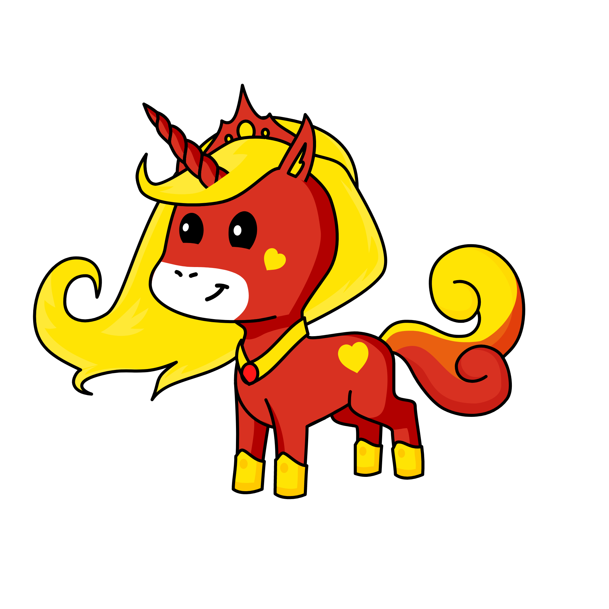 FİERY UNİCORN, the unicorn