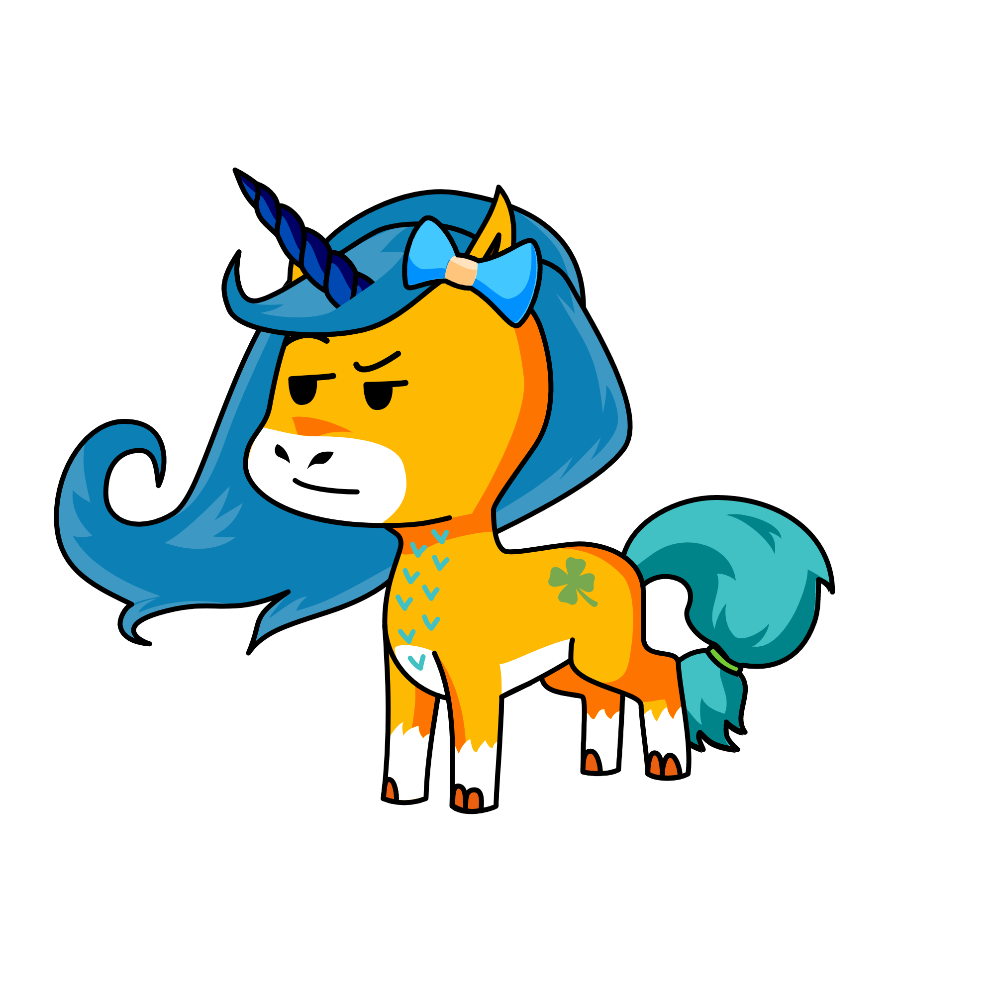 bow, the unicorn