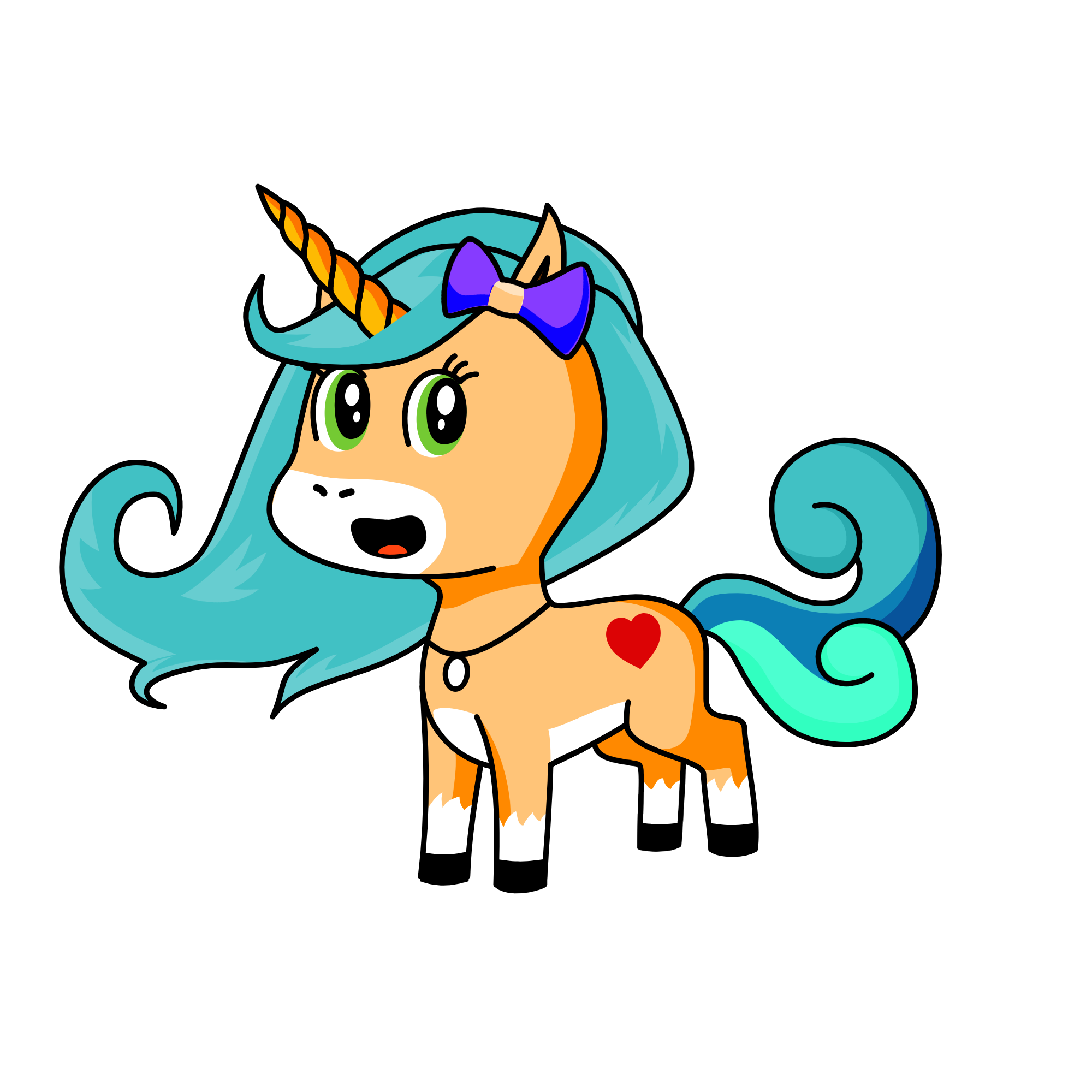 bubbles, the unicorn