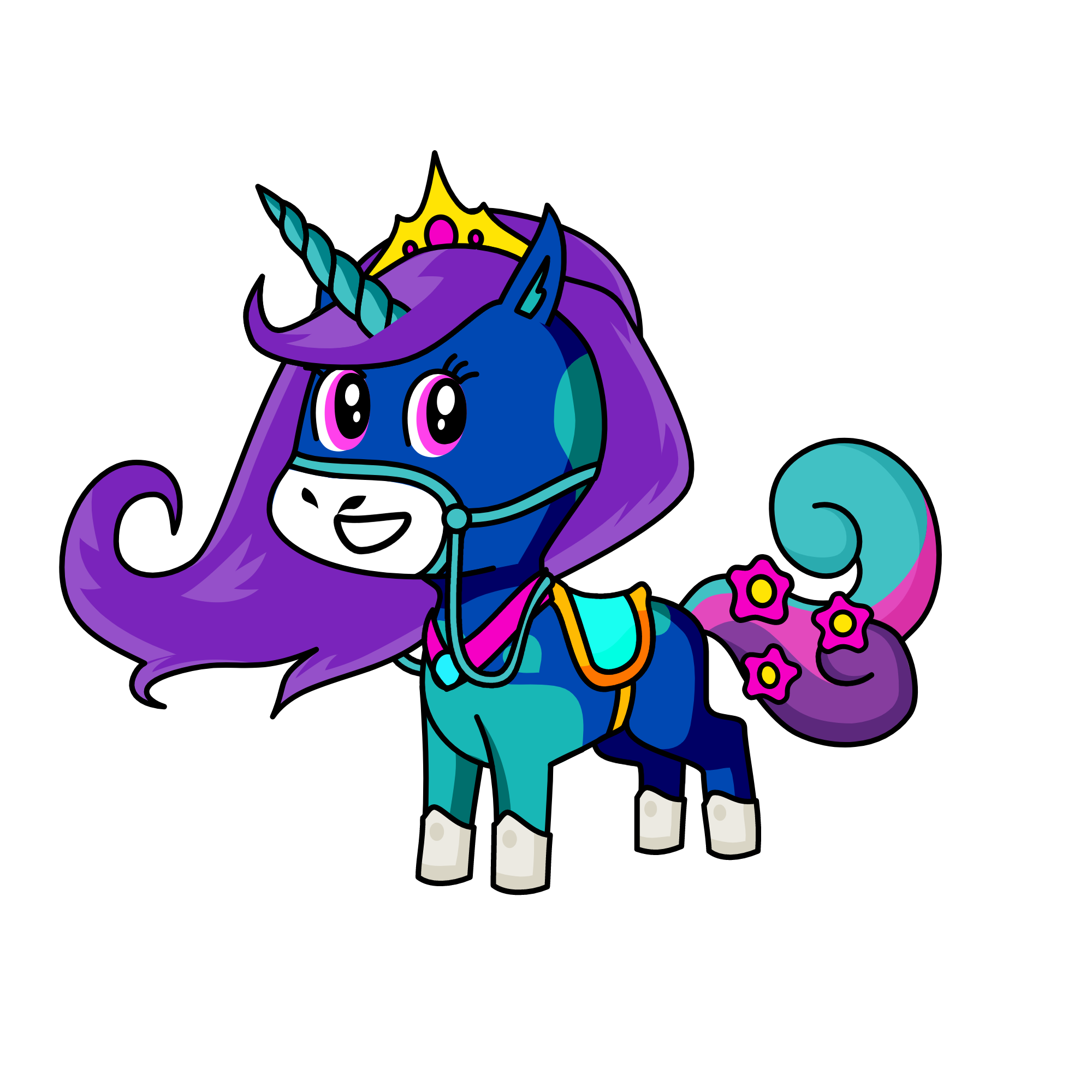 Winter, the unicorn