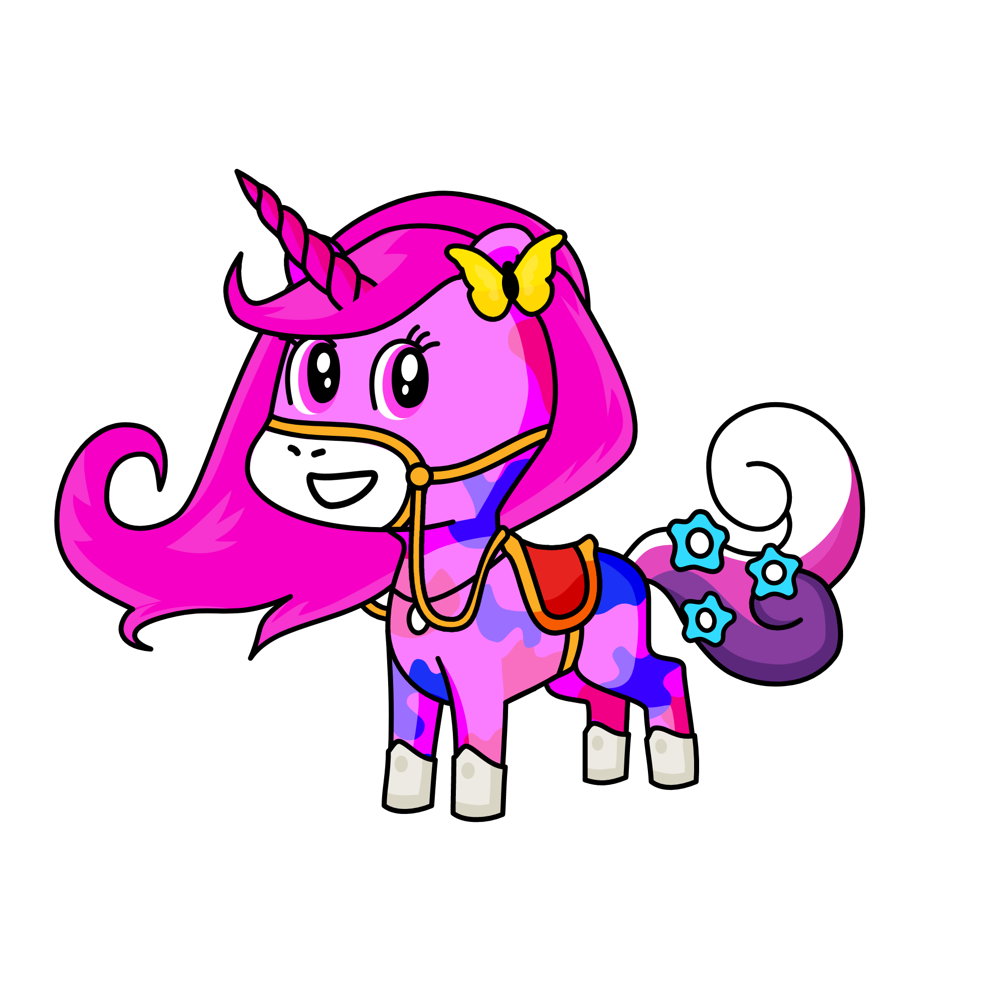 Pinky Pretty, the unicorn