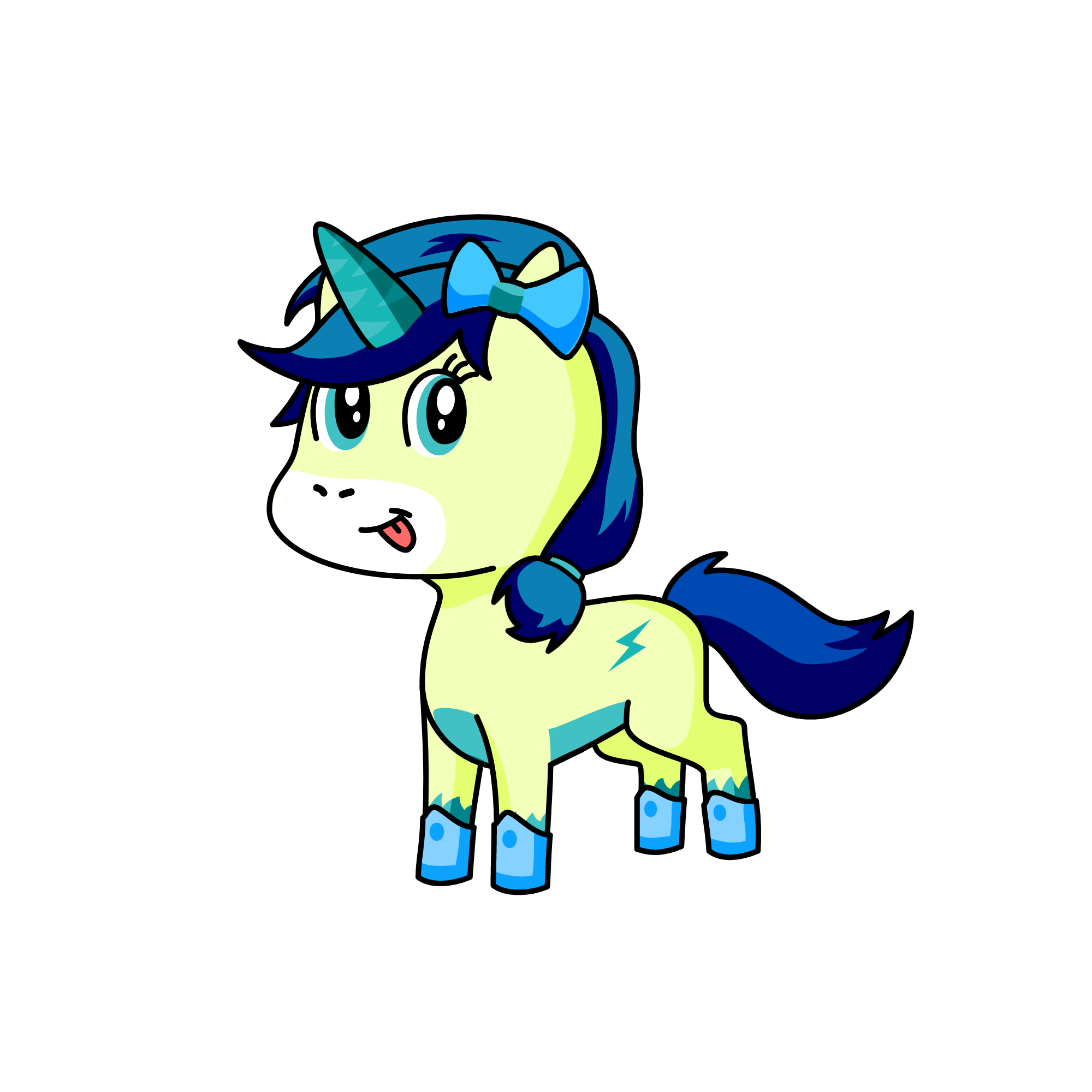 Aqua, the unicorn