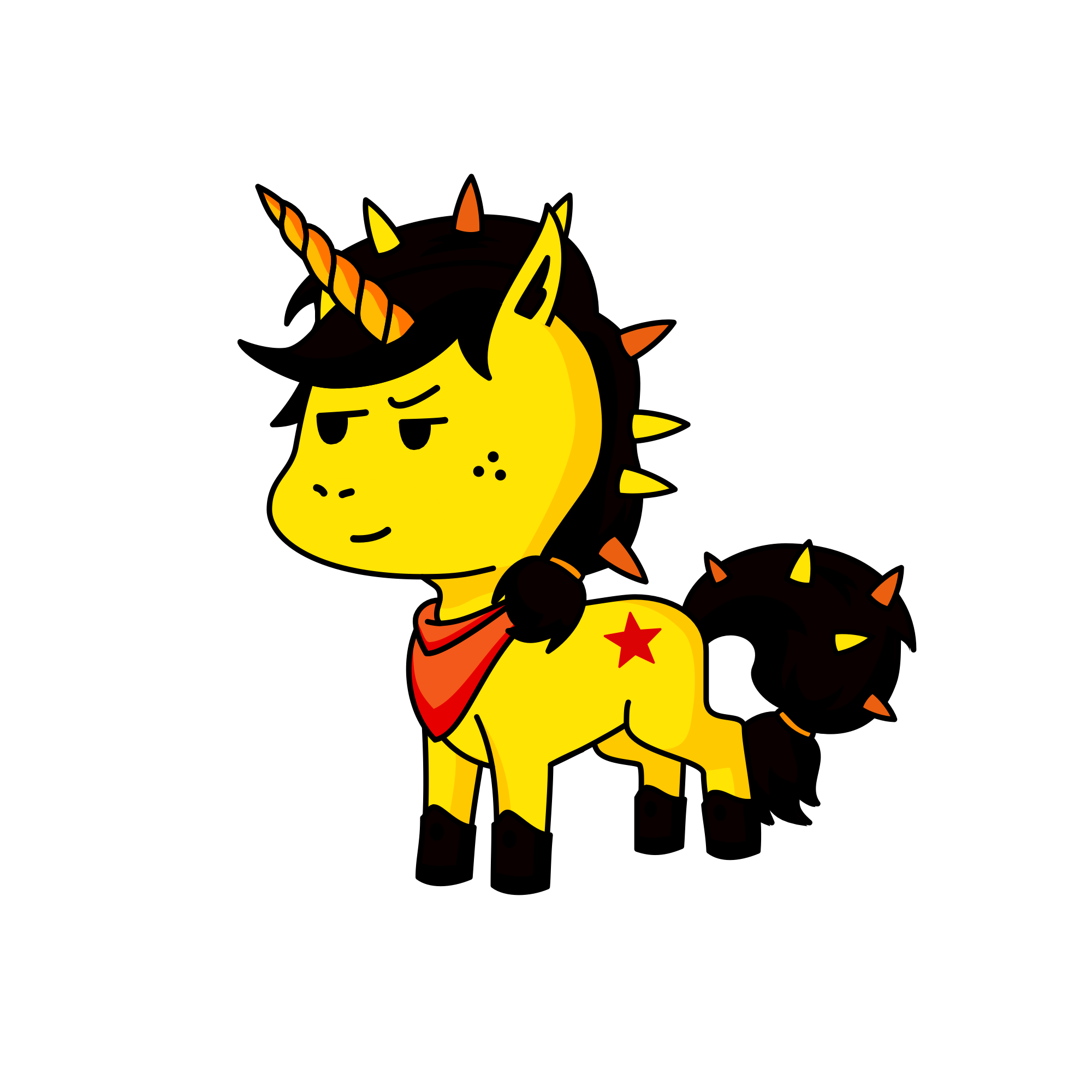 Lia (Unicorn Princess In digitise), the unicorn