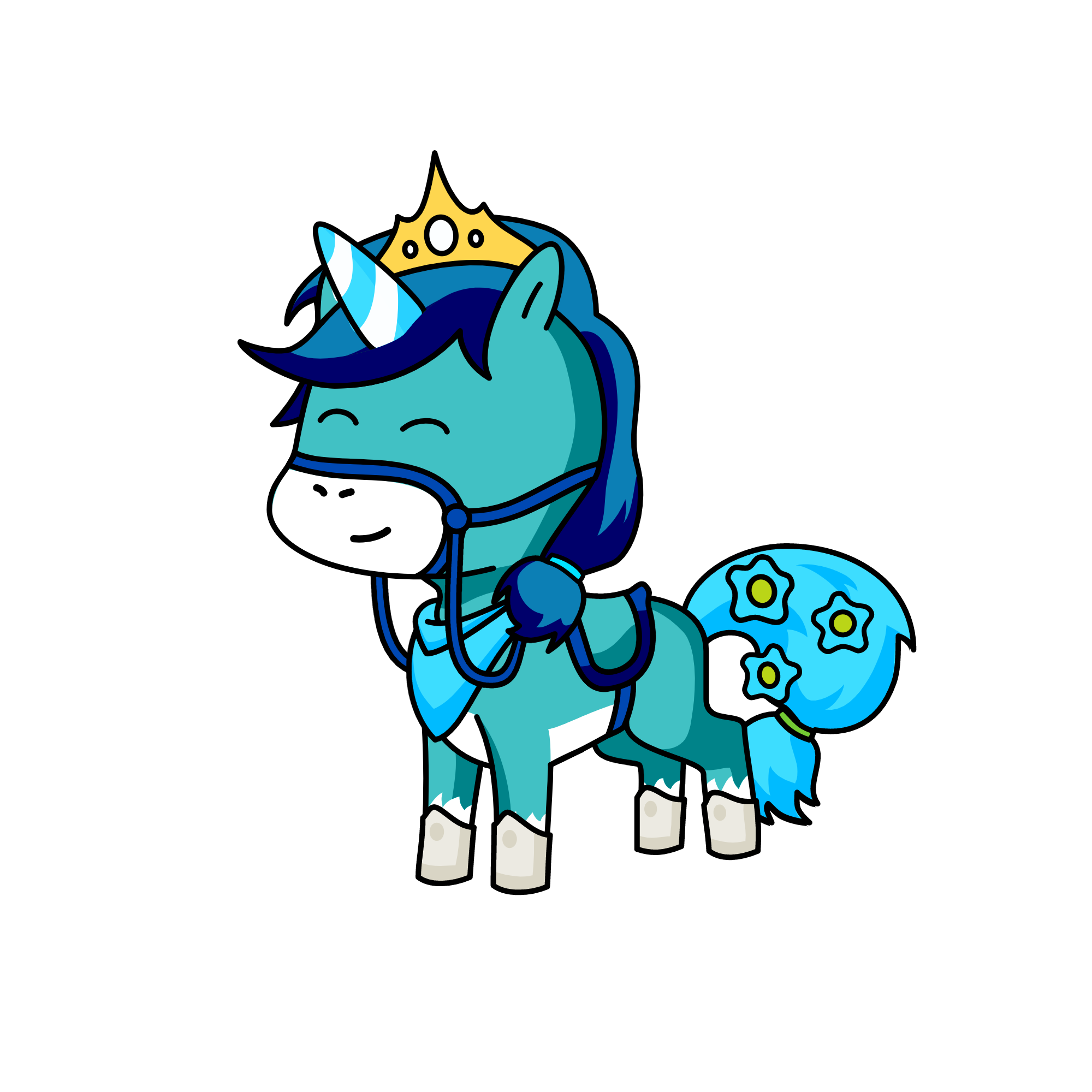 Blue, Your Shoulder to Cry On, the unicorn