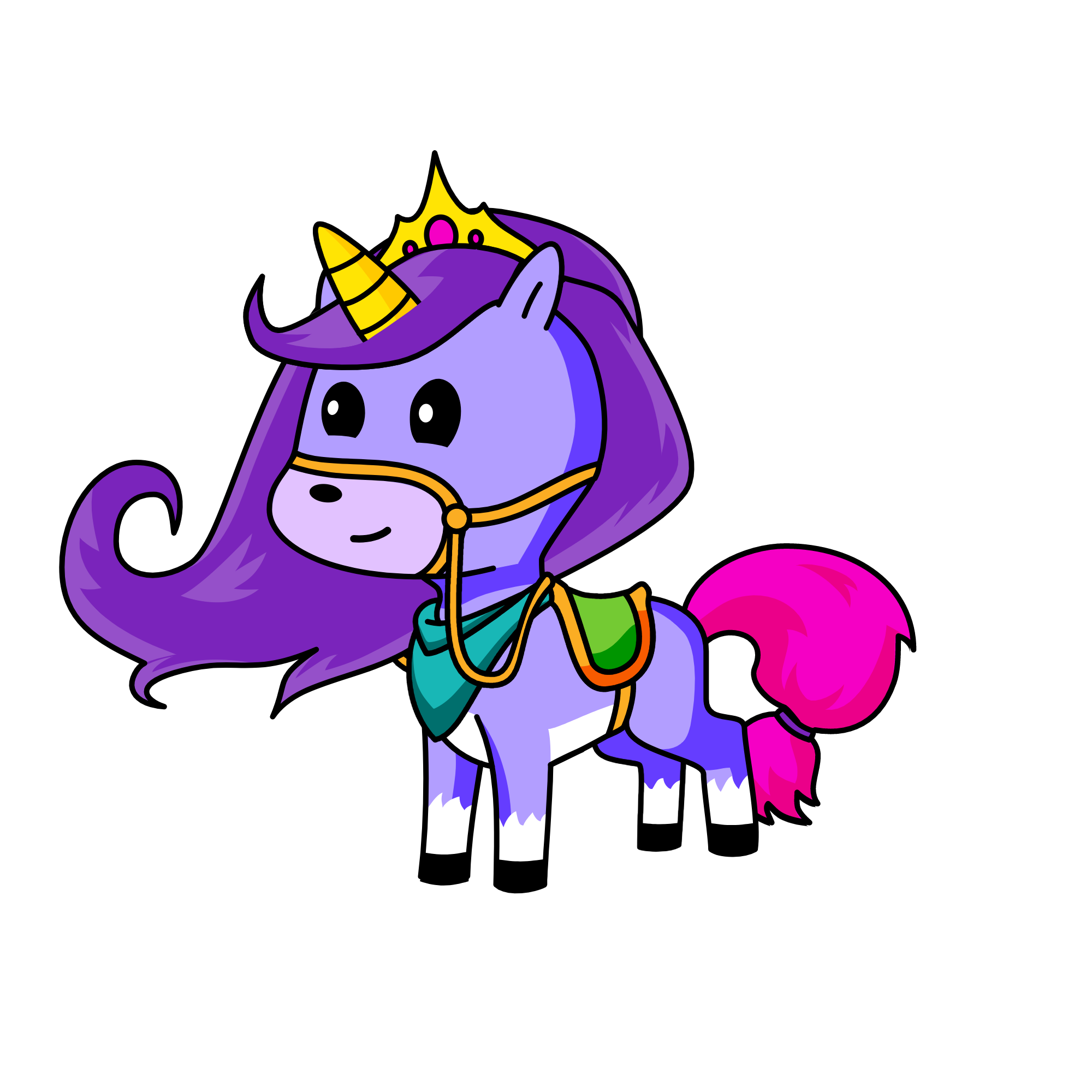 Plum, your forever friend, the unicorn