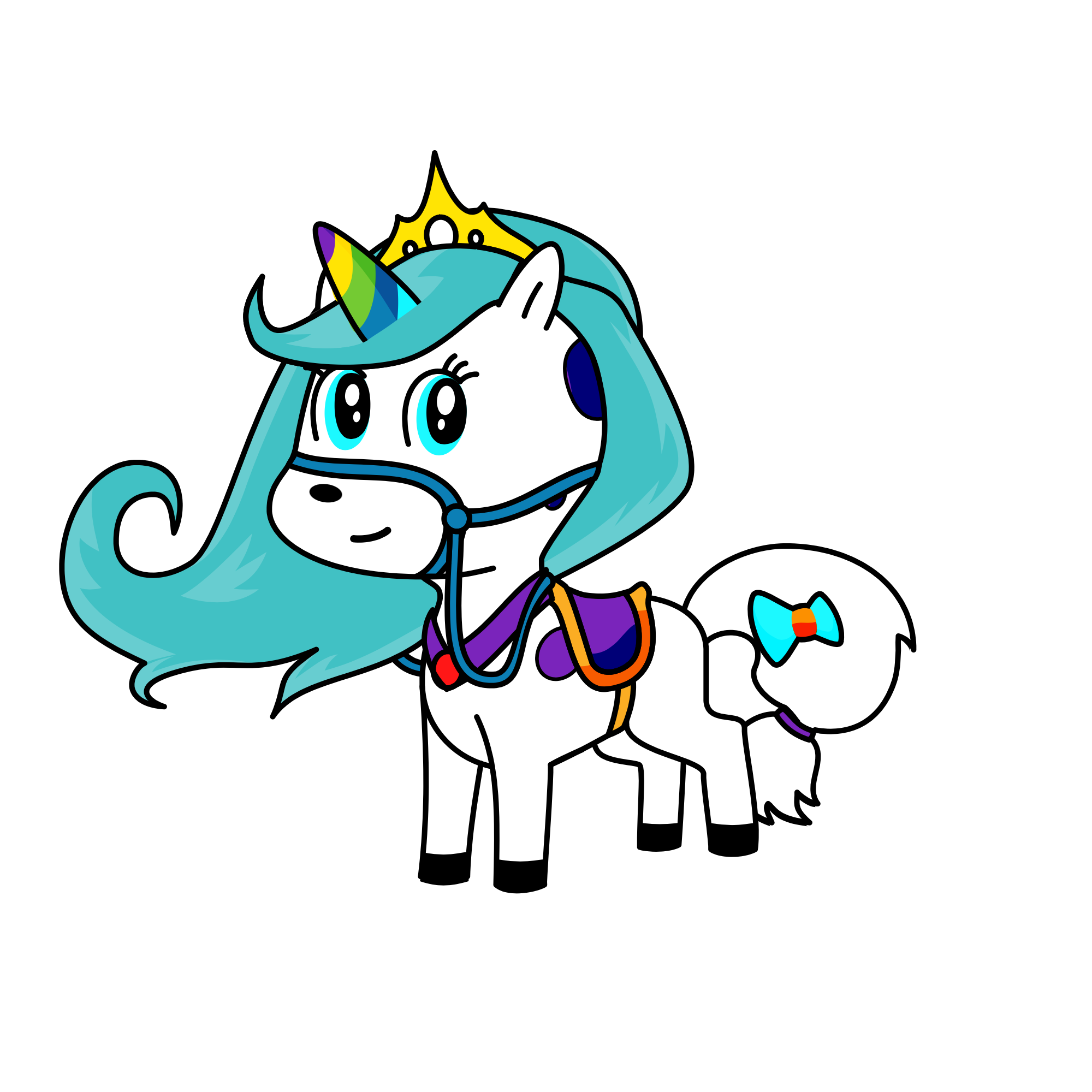 Snow Queen, the unicorn