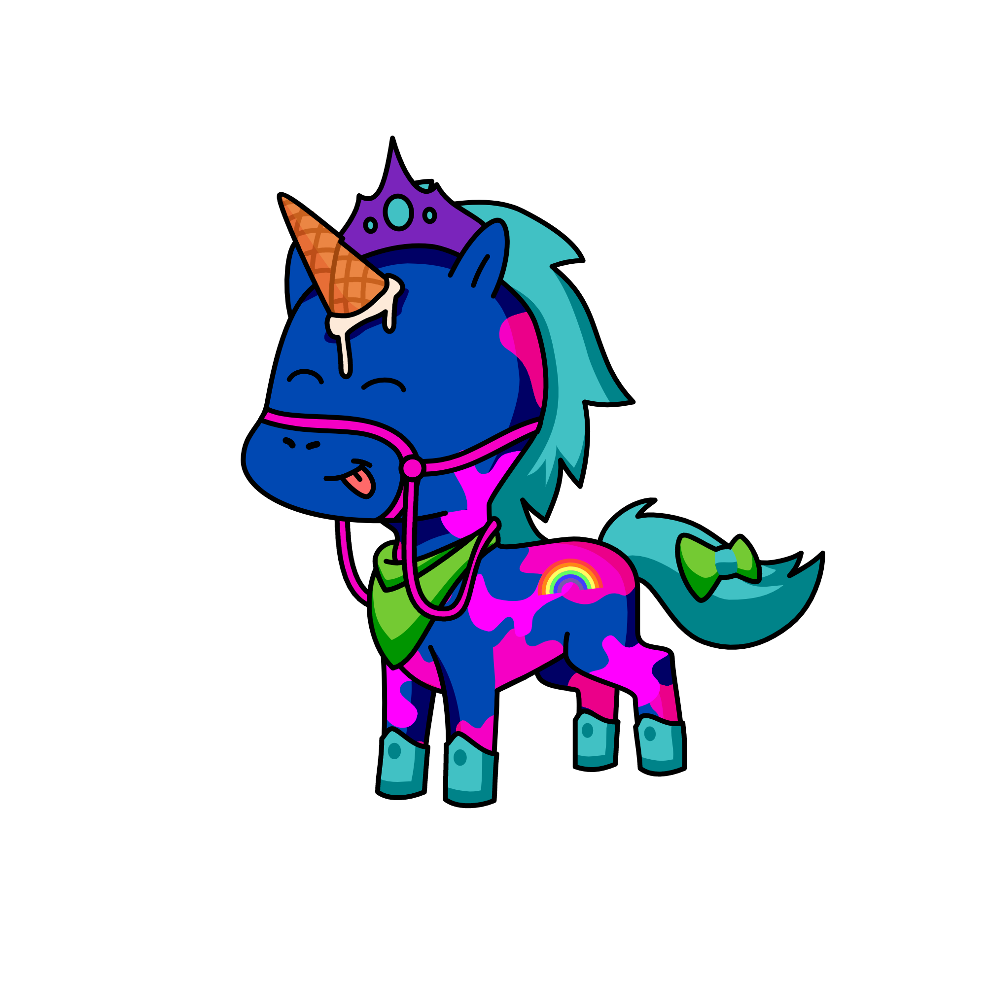 Crazy Ice Cream, the unicorn