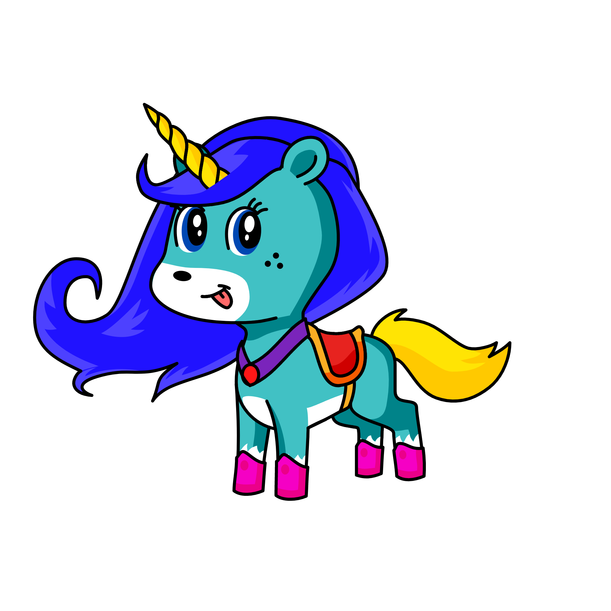 Sunshine, the unicorn