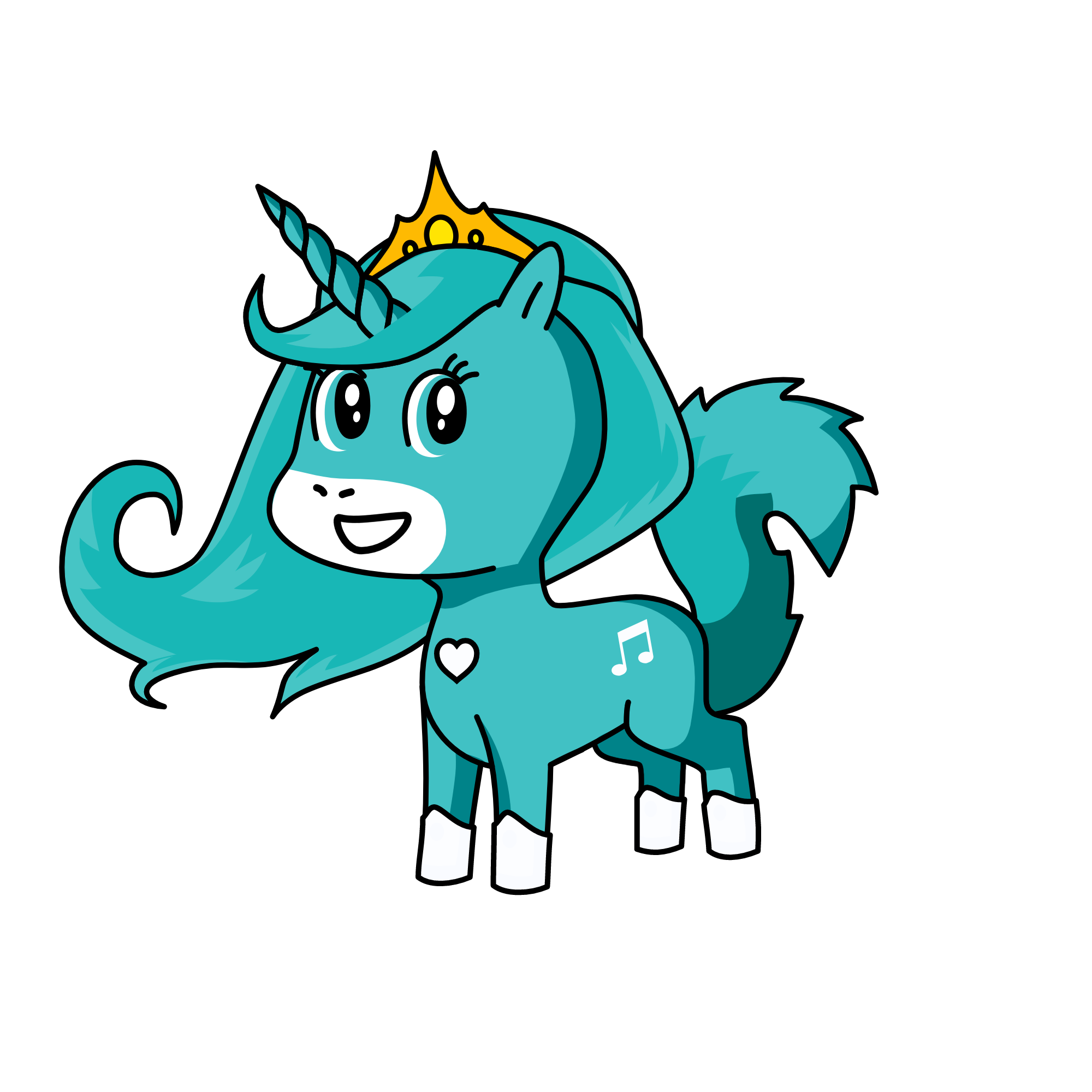 Snowy, the unicorn