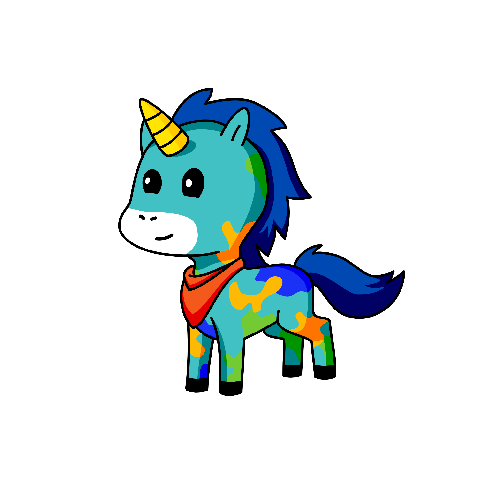 Night Horse, the unicorn