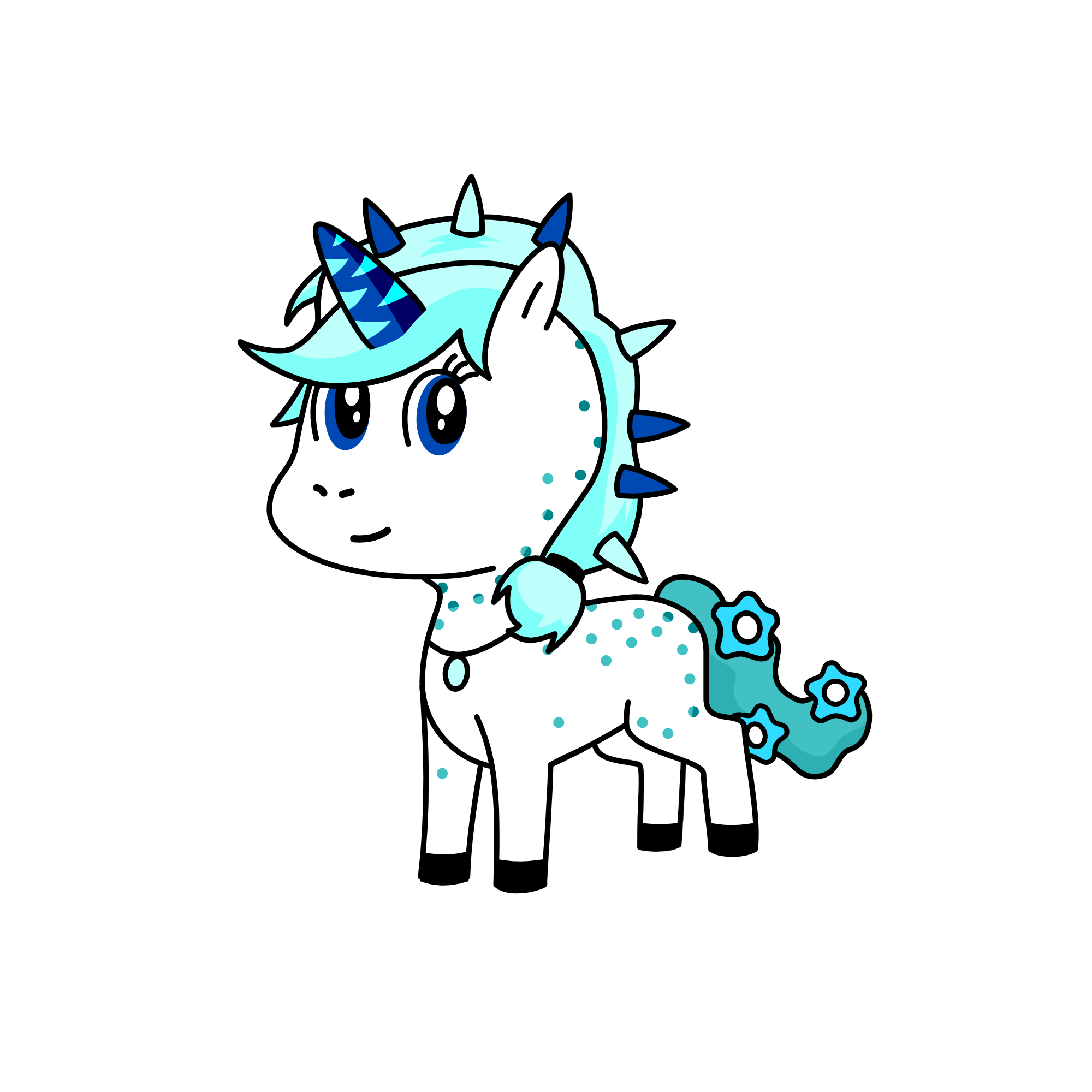 Icicle, the unicorn