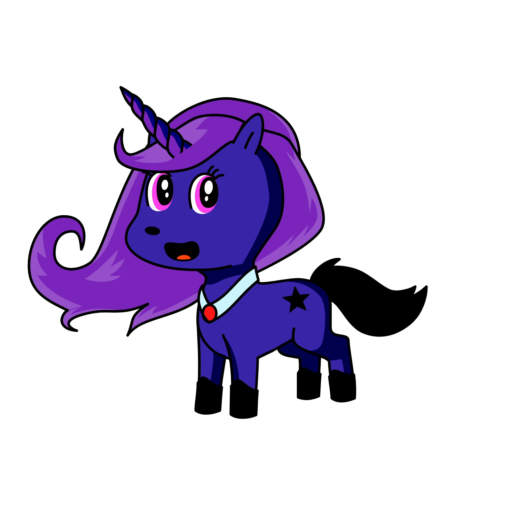 night, the unicorn