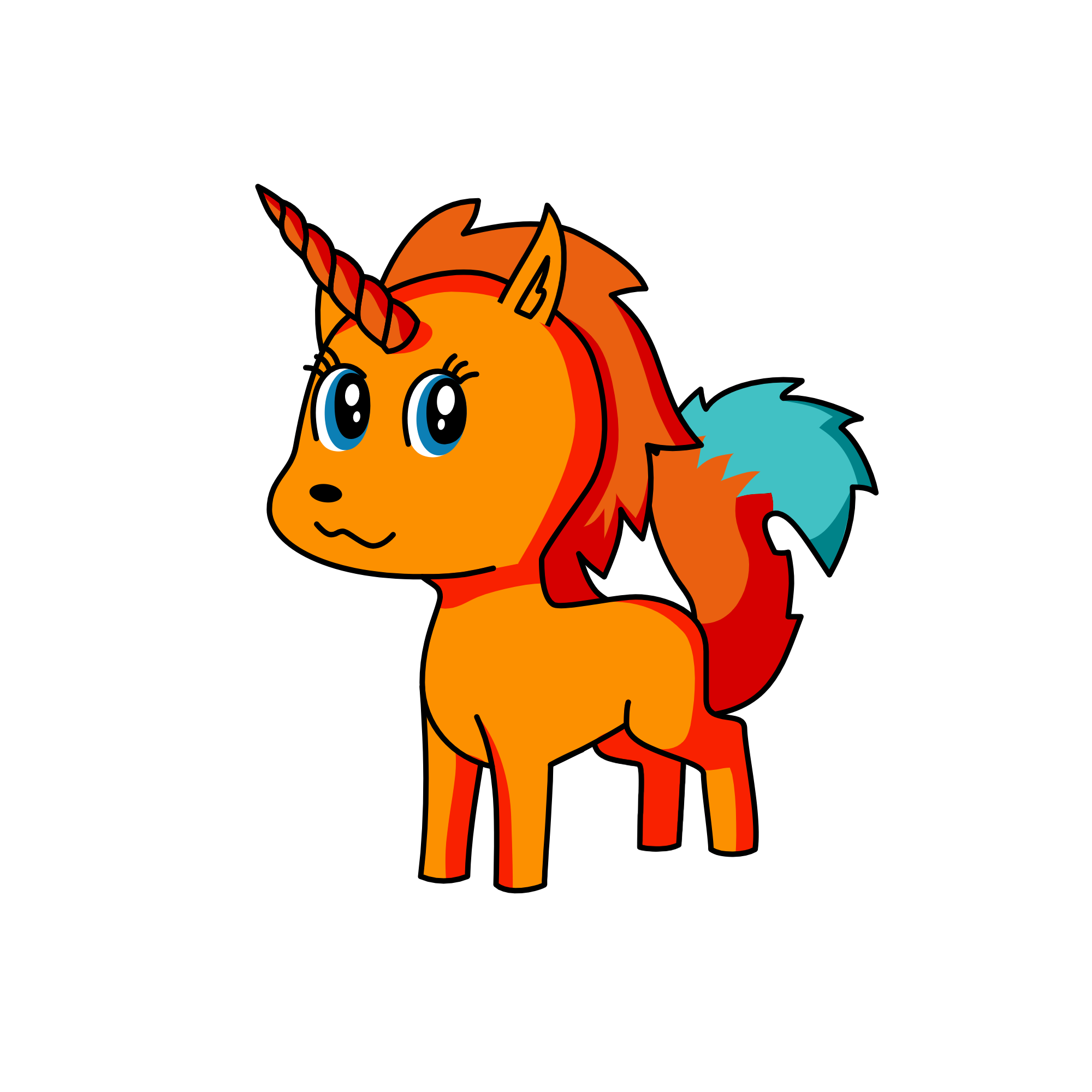 Foxycorn, the unicorn