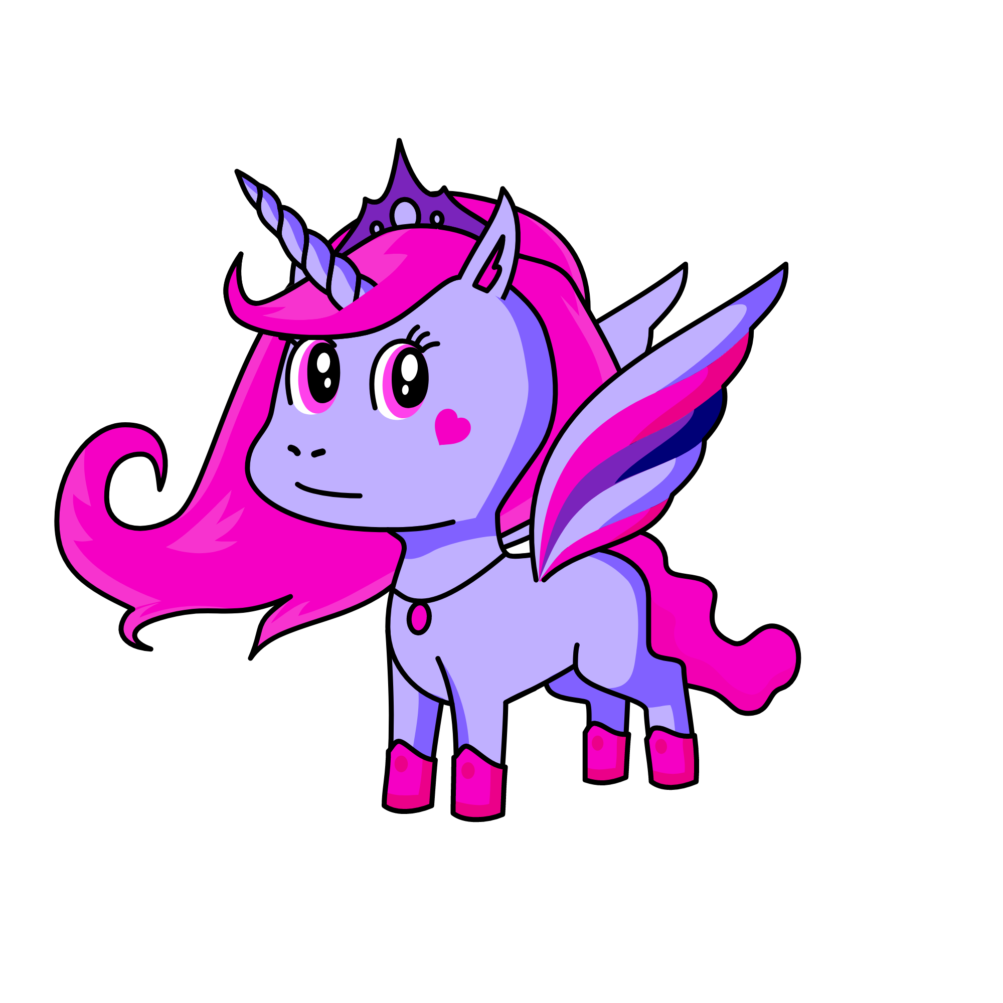 Bloom, the unicorn