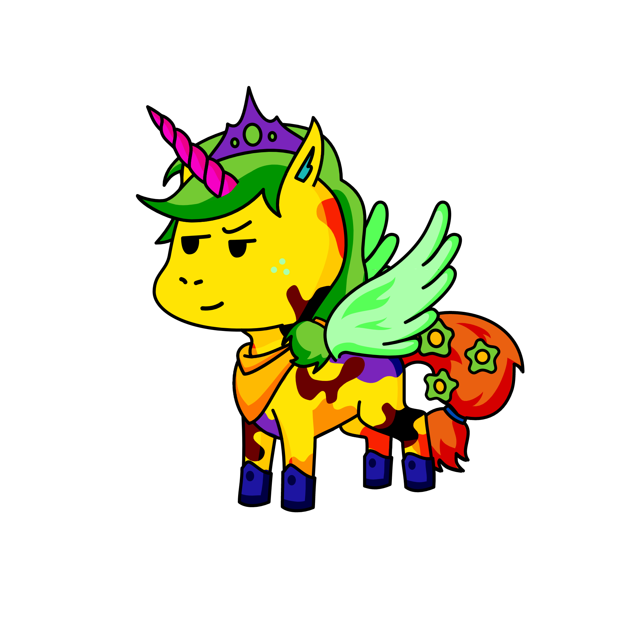 Sparkleleaf, the unicorn