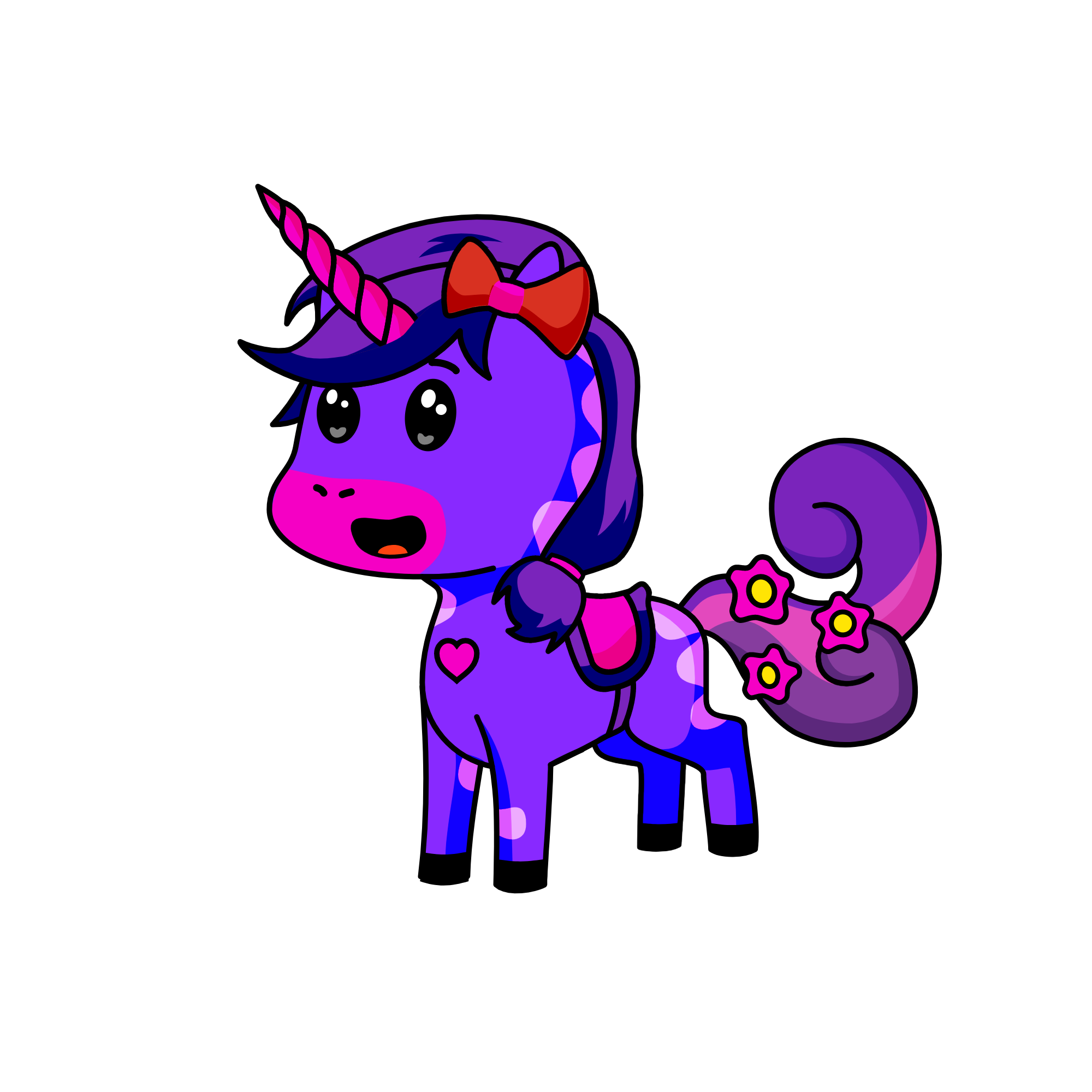 poppy pie, the unicorn