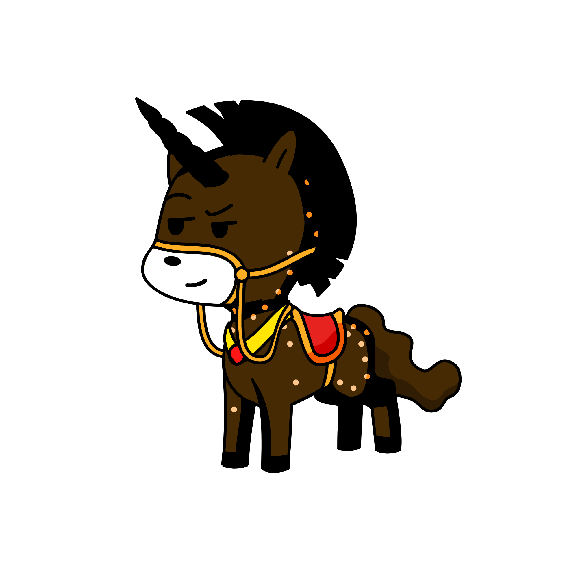 Santa's reindeer, the unicorn
