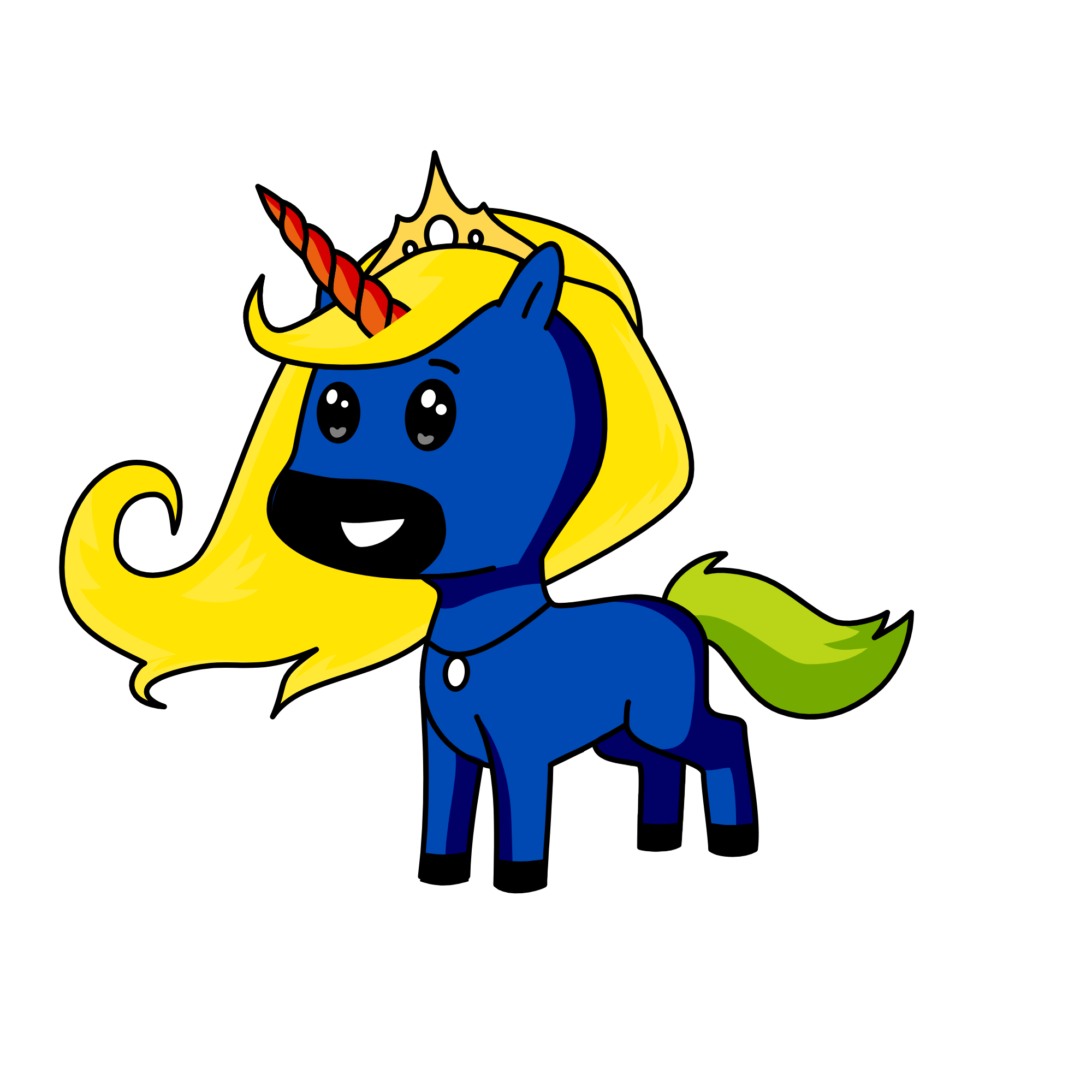amber, the unicorn