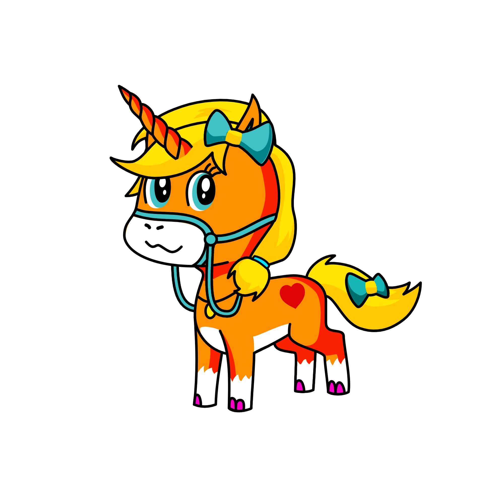 Fireheart, the unicorn