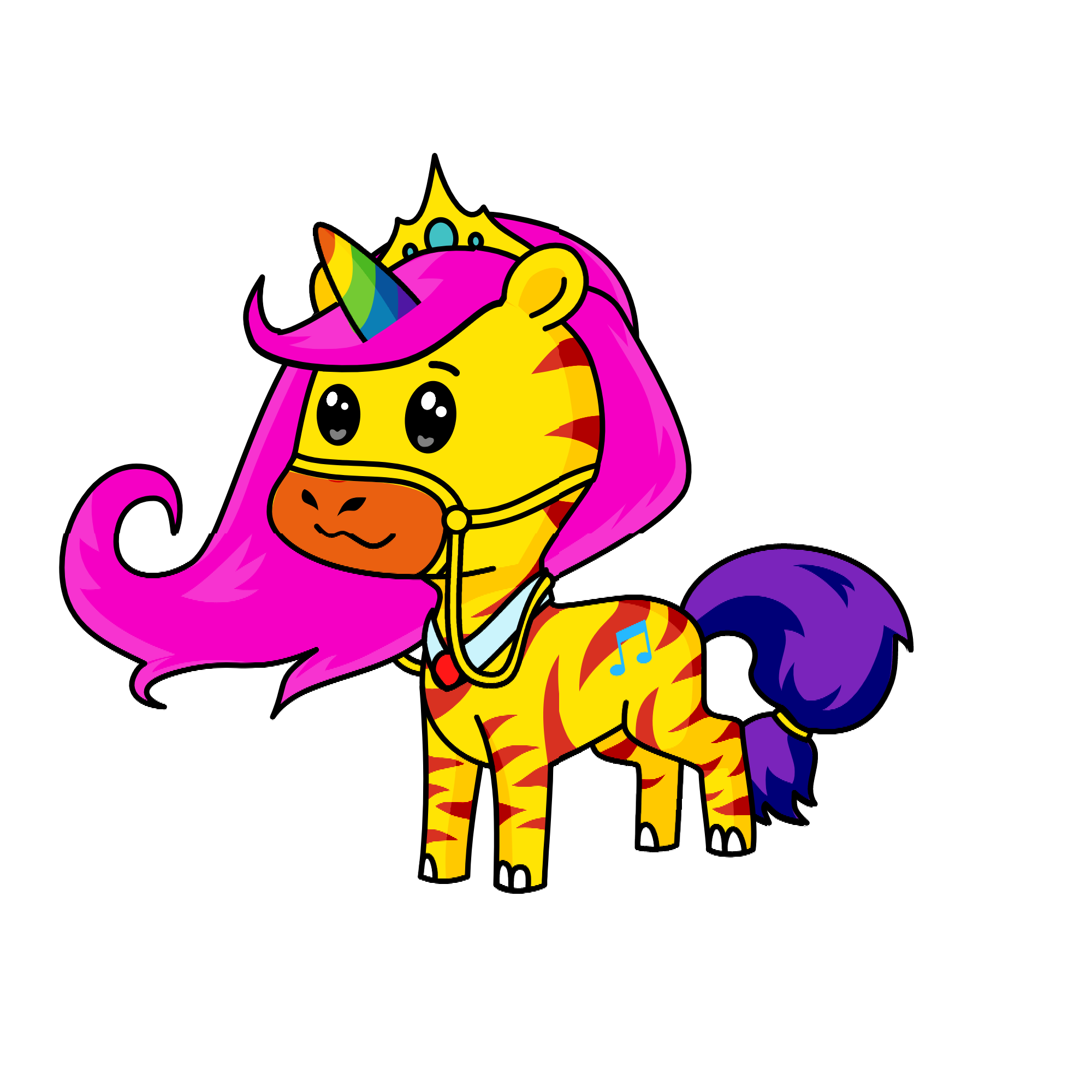 Queen random, the unicorn