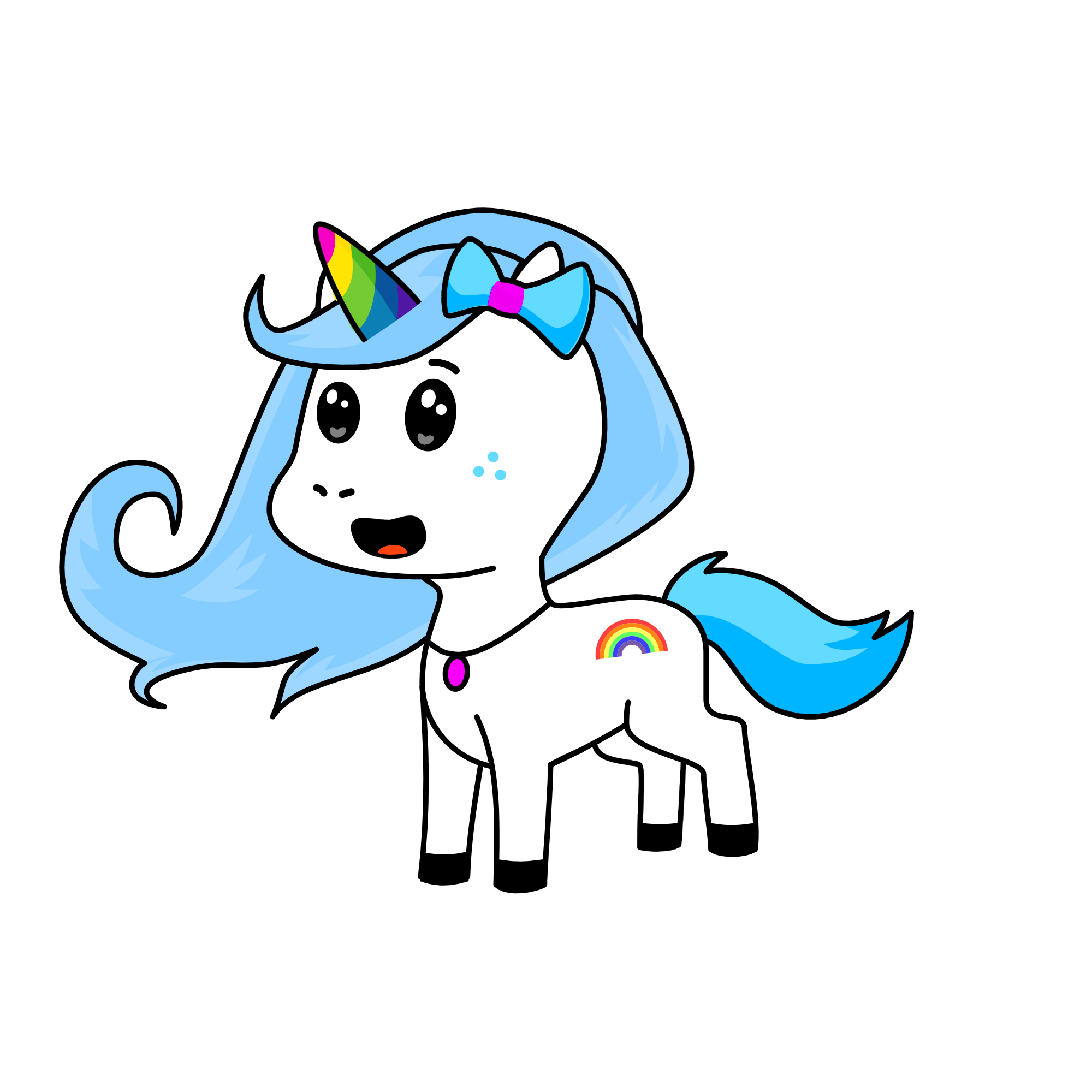 Arcoíris Unicorn , the unicorn