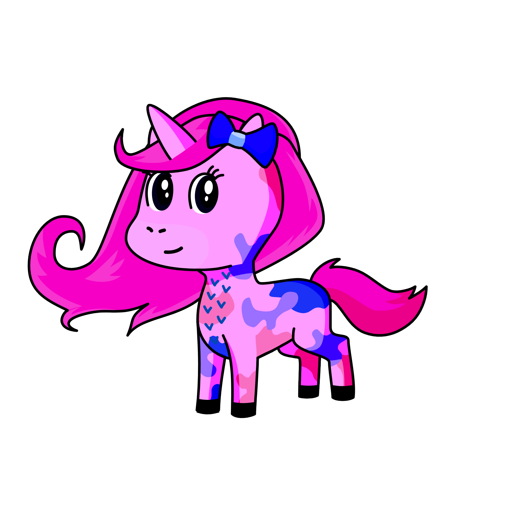 my unicorn drawing, the unicorn