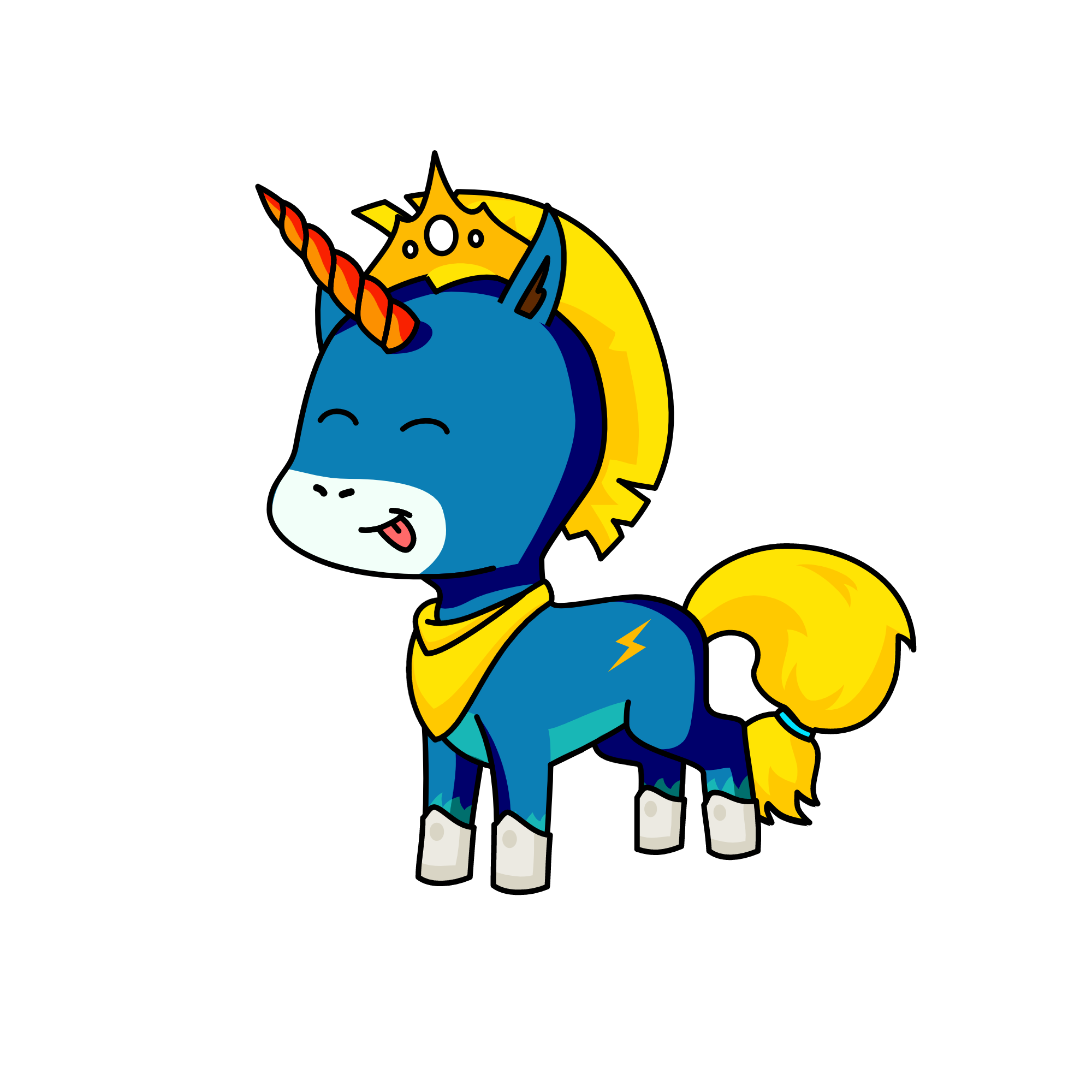 bluyell, the unicorn